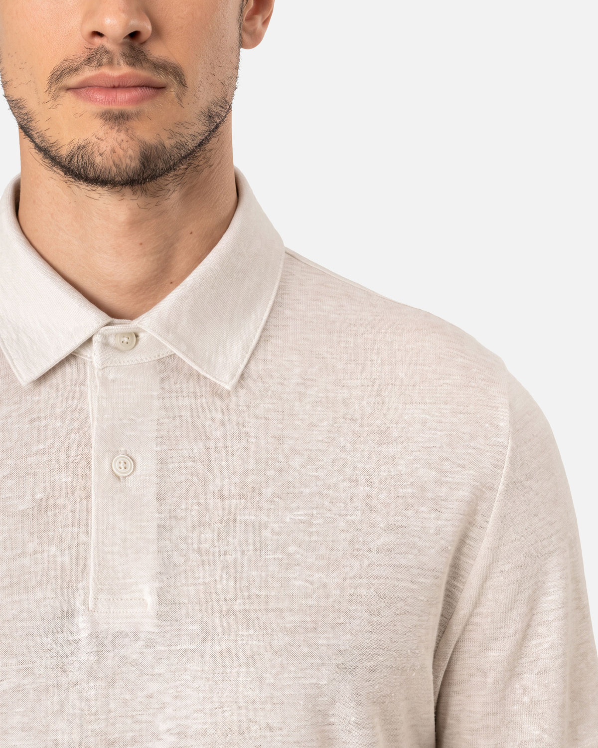 Herren Polo Leinenshirt von VIVID