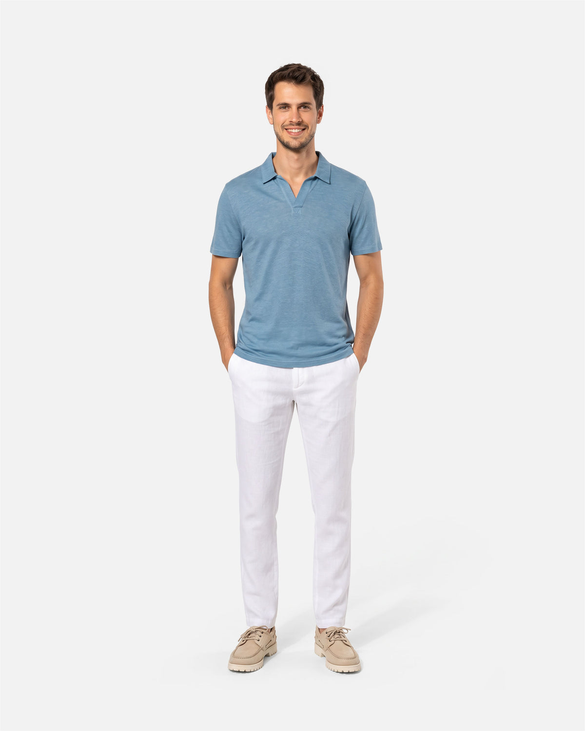 Herren Polo Leinenhemd von VIVID