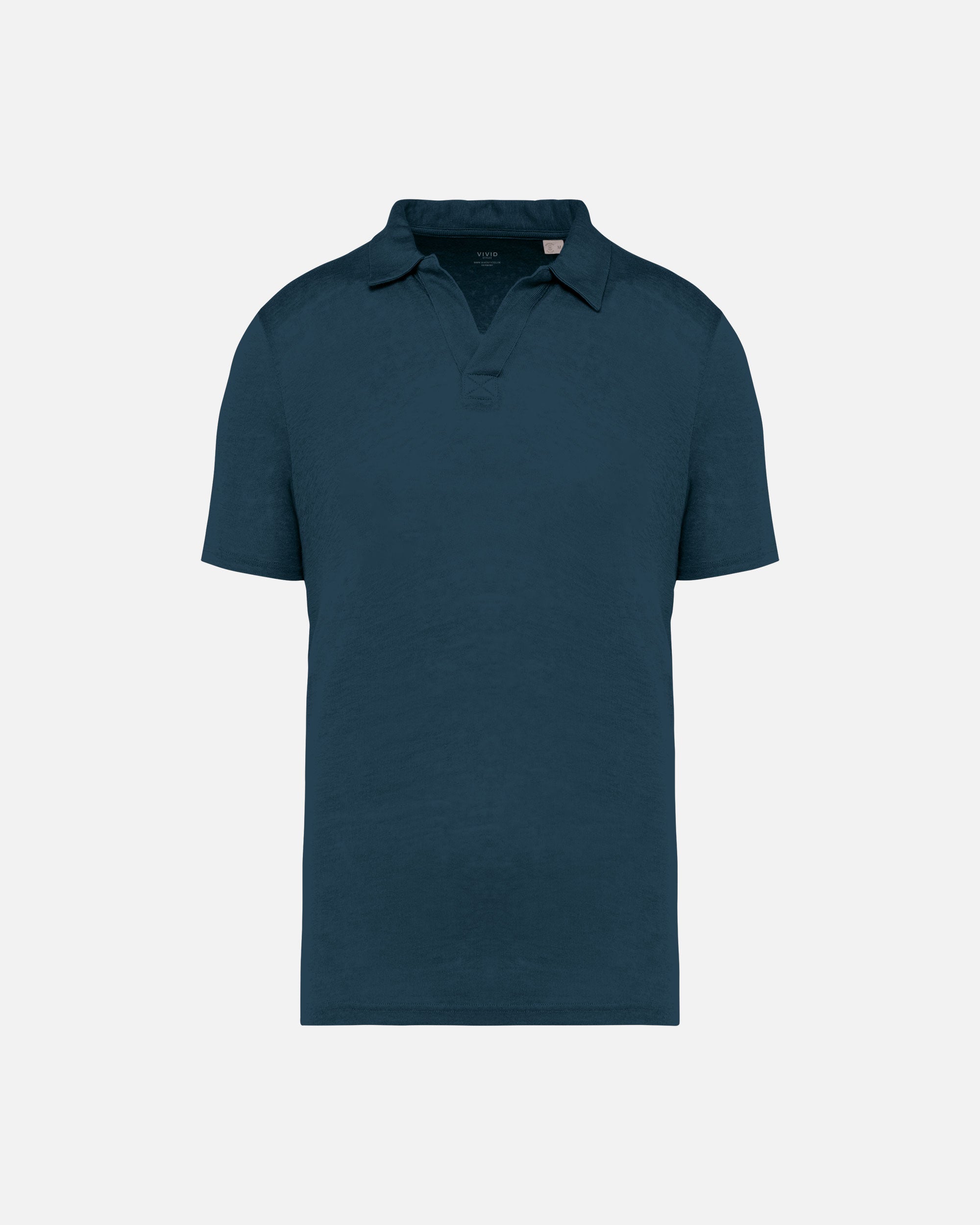 Herren Polo Leinenhemd