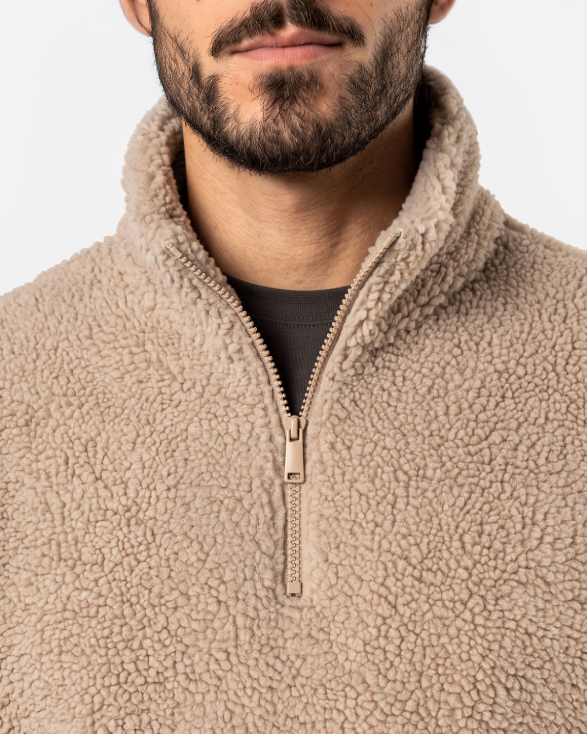 Unisex Sherpa 1/4 Zip Sweatshirt von VIVID