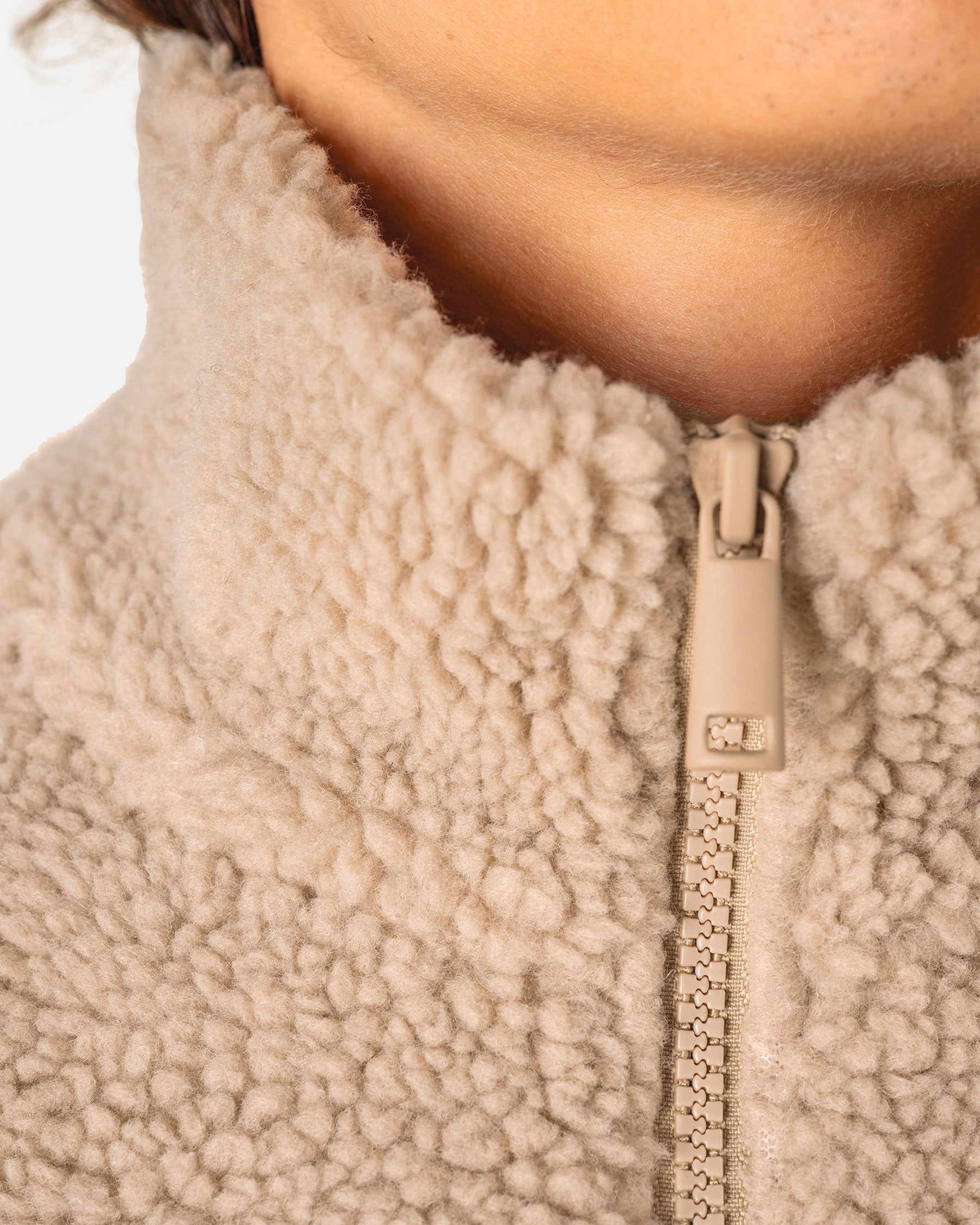 Unisex Sherpa 1/4 Zip Sweatshirt