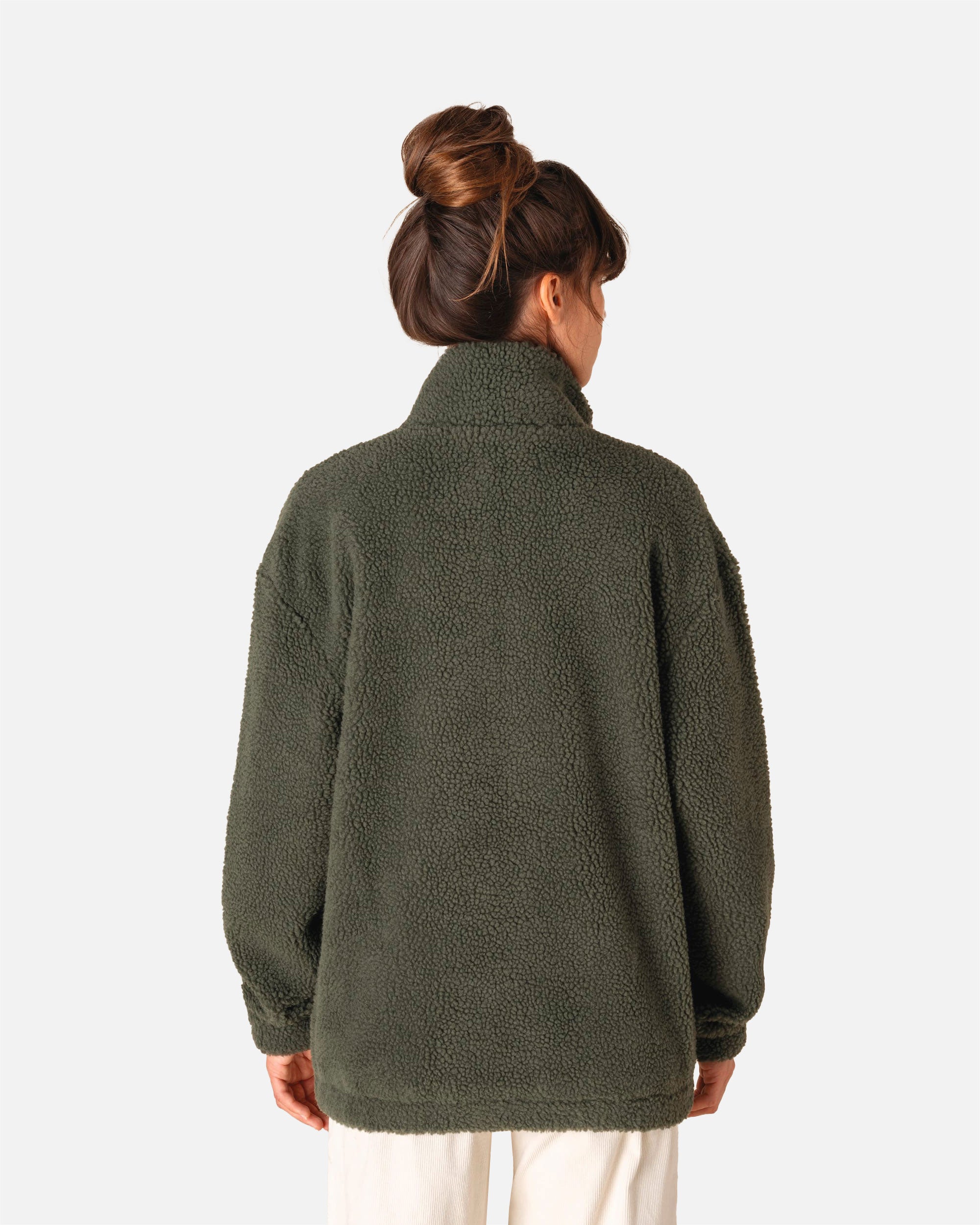 Unisex Sherpa Zip Sweatshirt