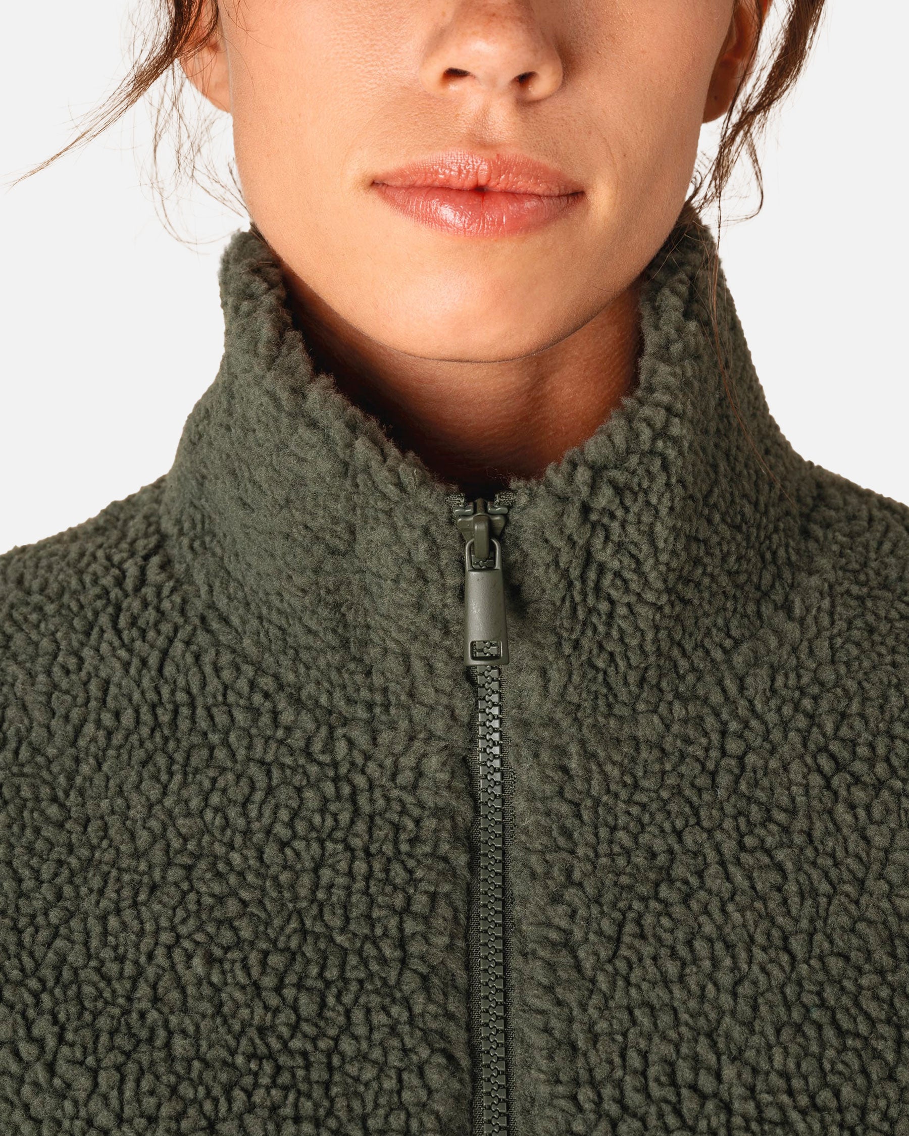 Unisex Sherpa Zip Sweatshirt