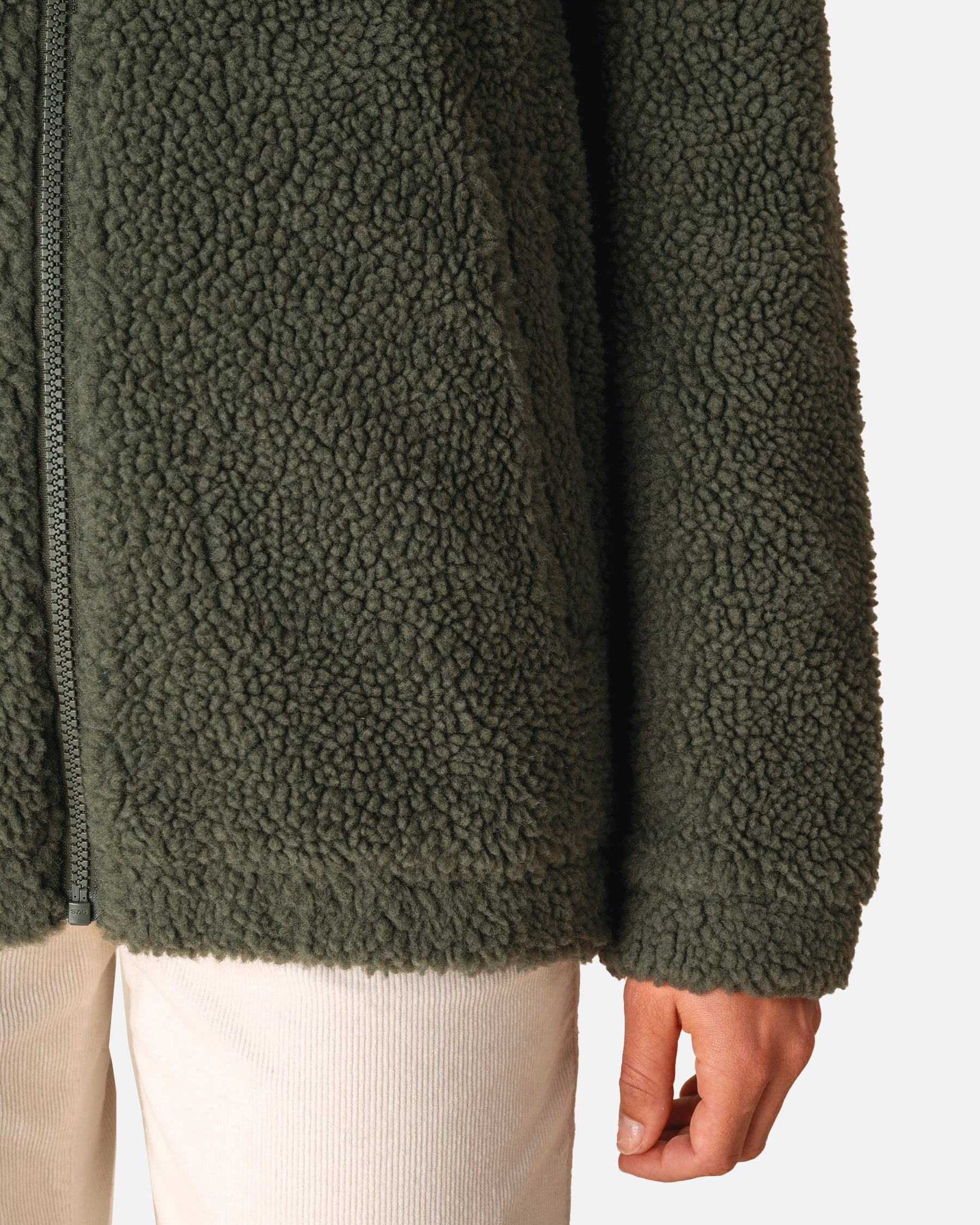 Unisex Sherpa Zip Sweatshirt