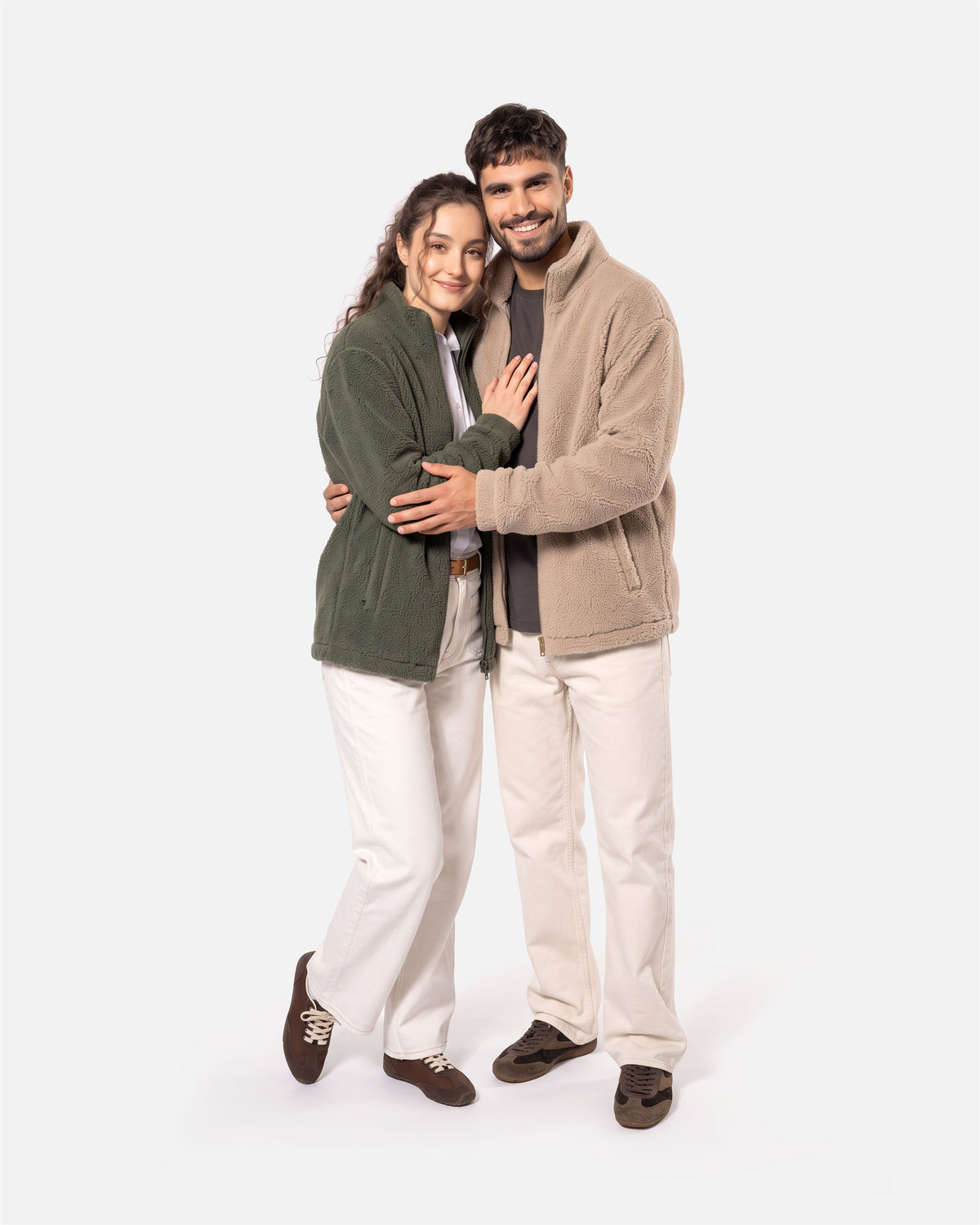 Unisex Sherpa Zip Sweatshirt von VIVID