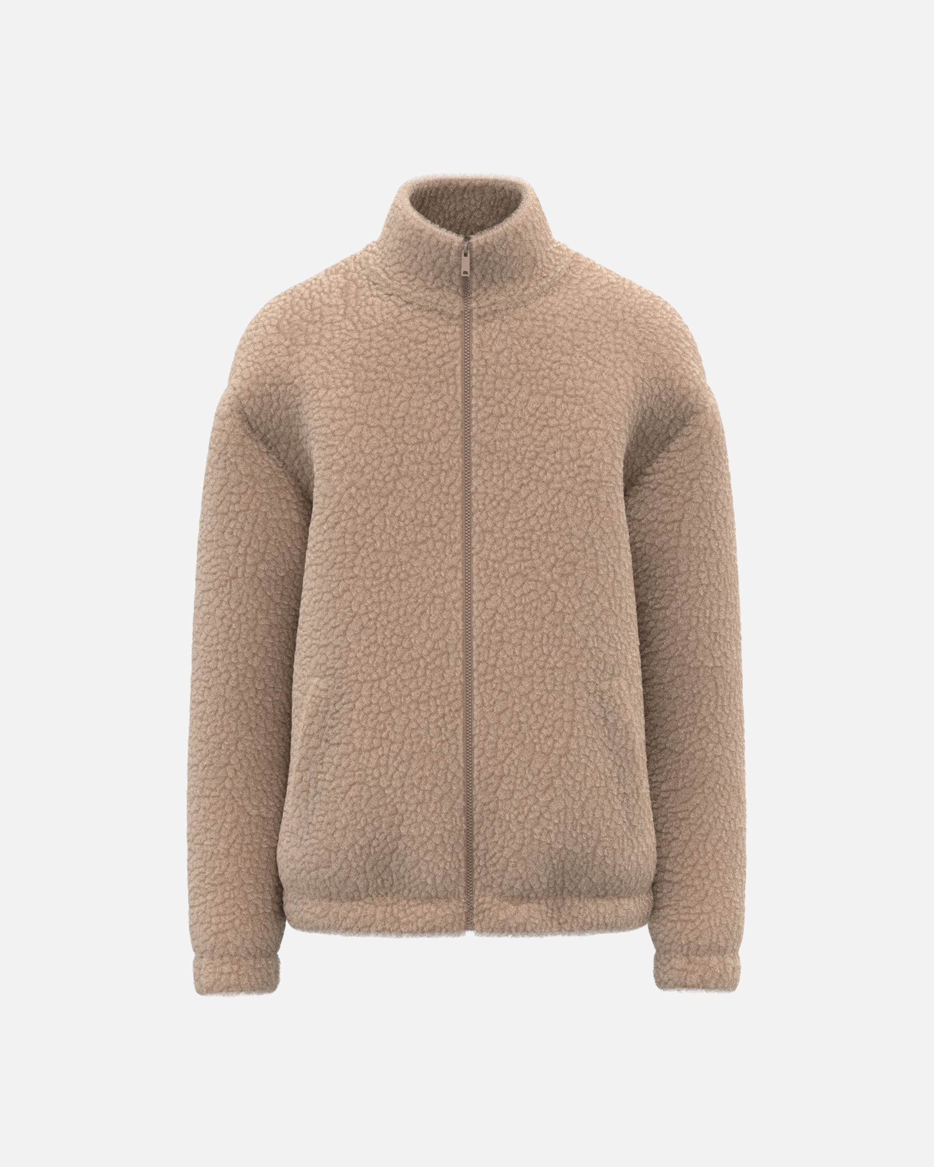 Unisex Sherpa Zip Sweatshirt