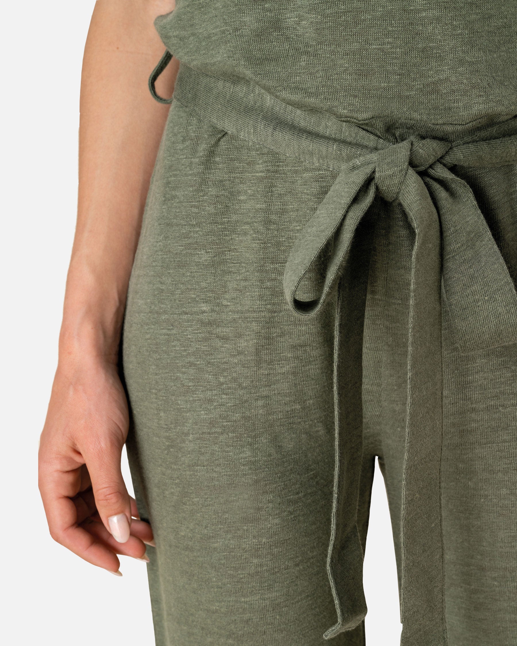 Damen Leinen Overall