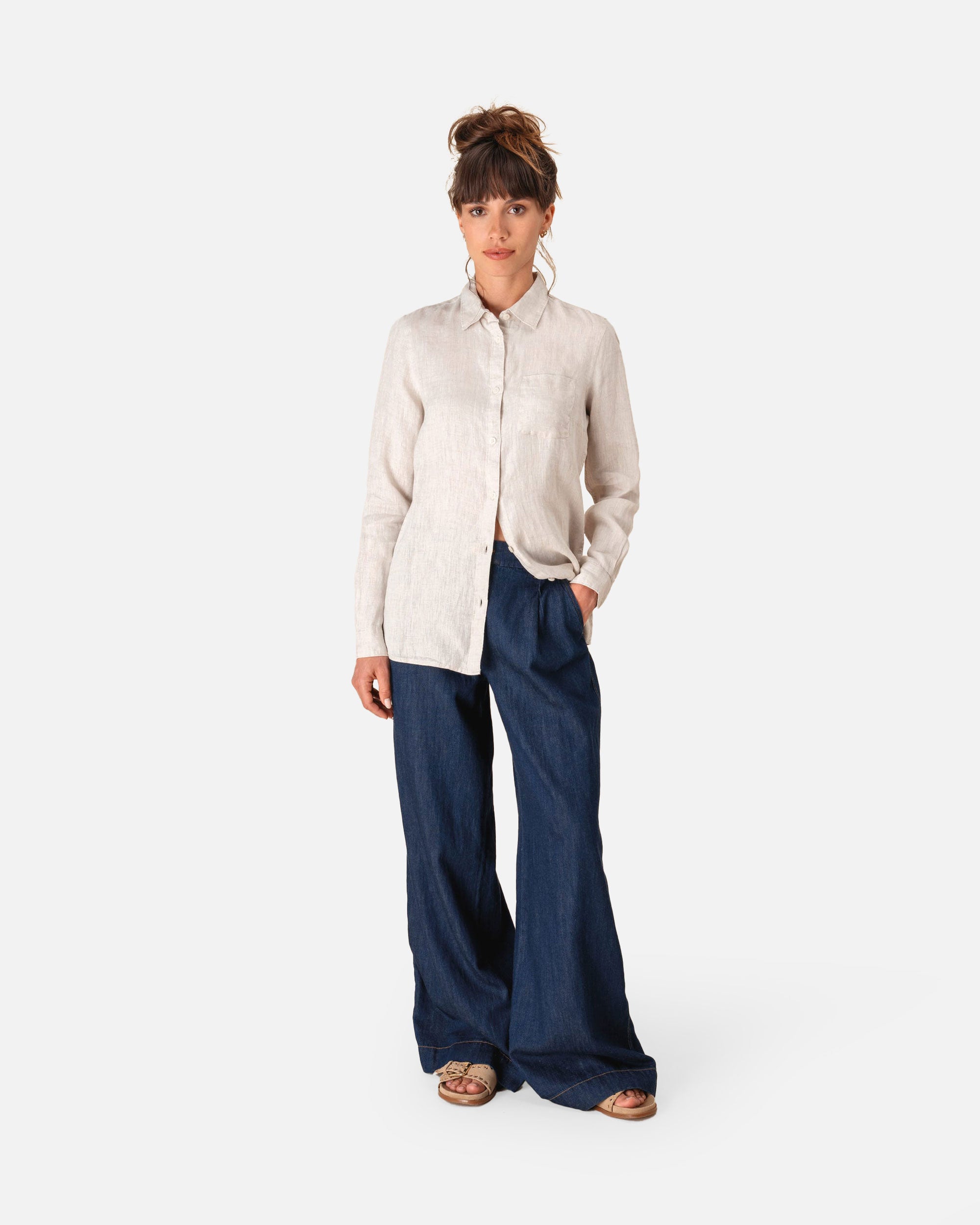 Leichtes Damen Leinenhemd von VIVID