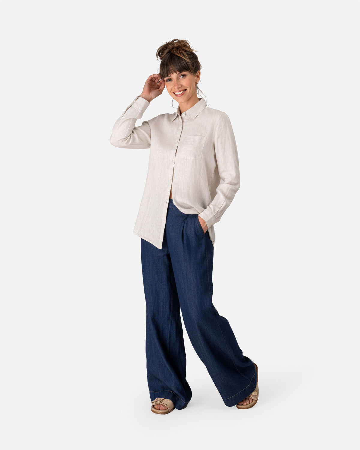 Leichtes Damen Leinenhemd online kaufen