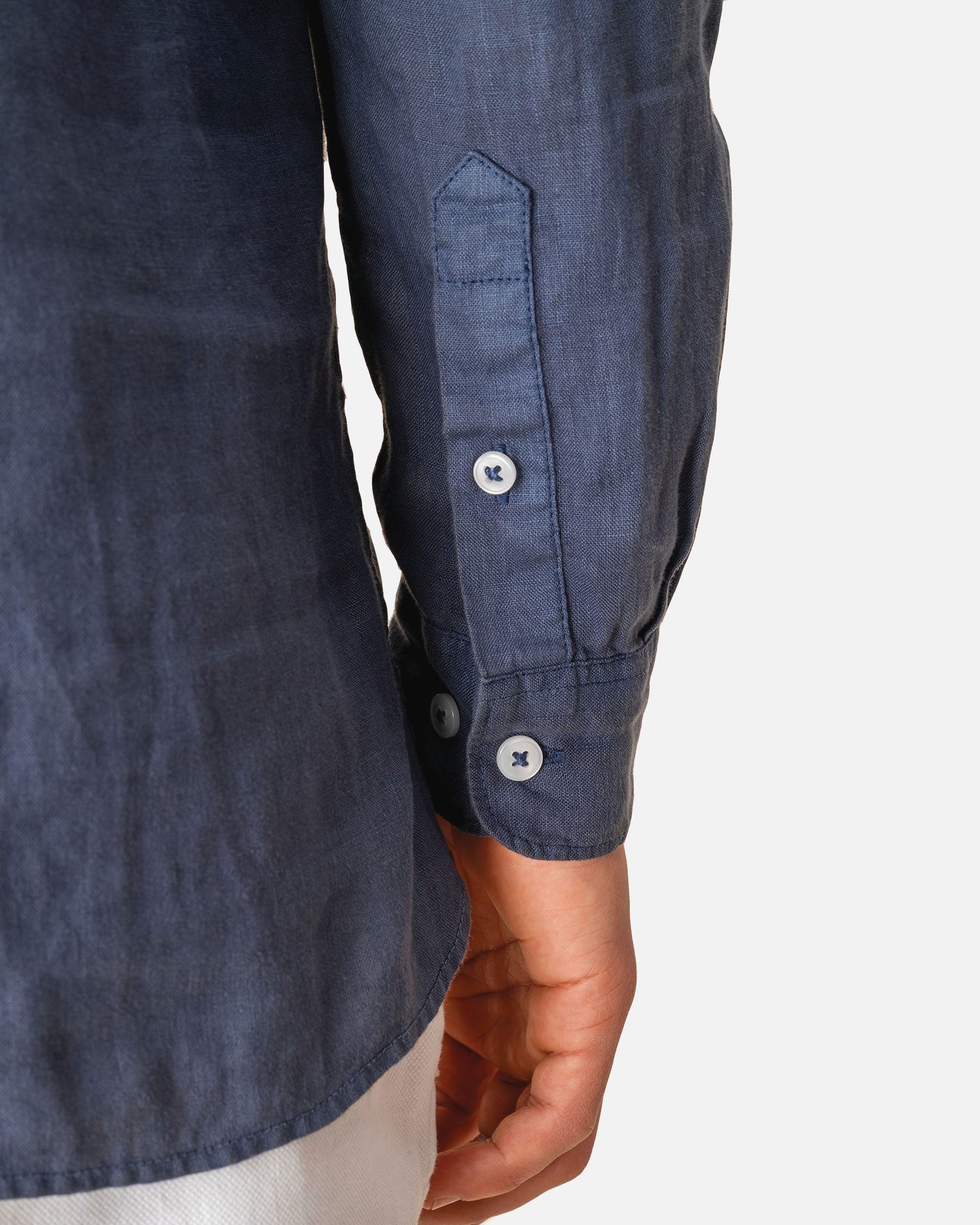 Ausgewaschenes Herren Leinenhemd von VIVID