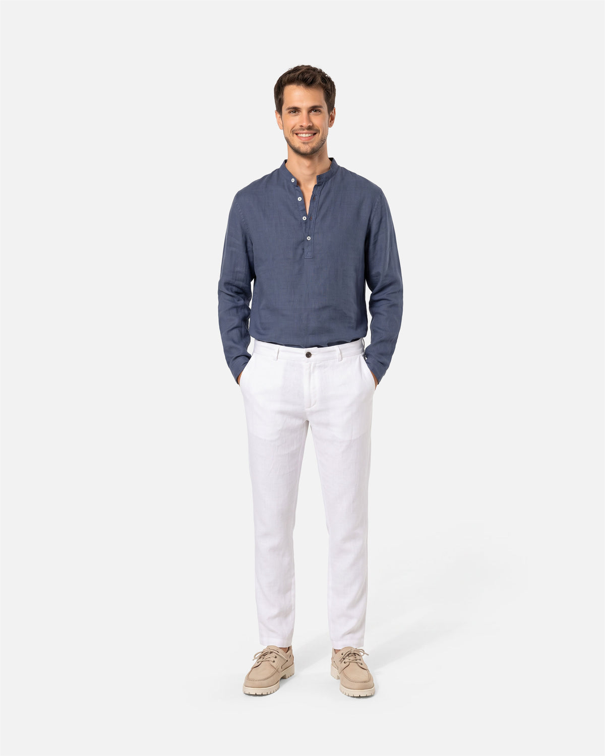 Ausgewaschenes Herren Leinenhemd von VIVID