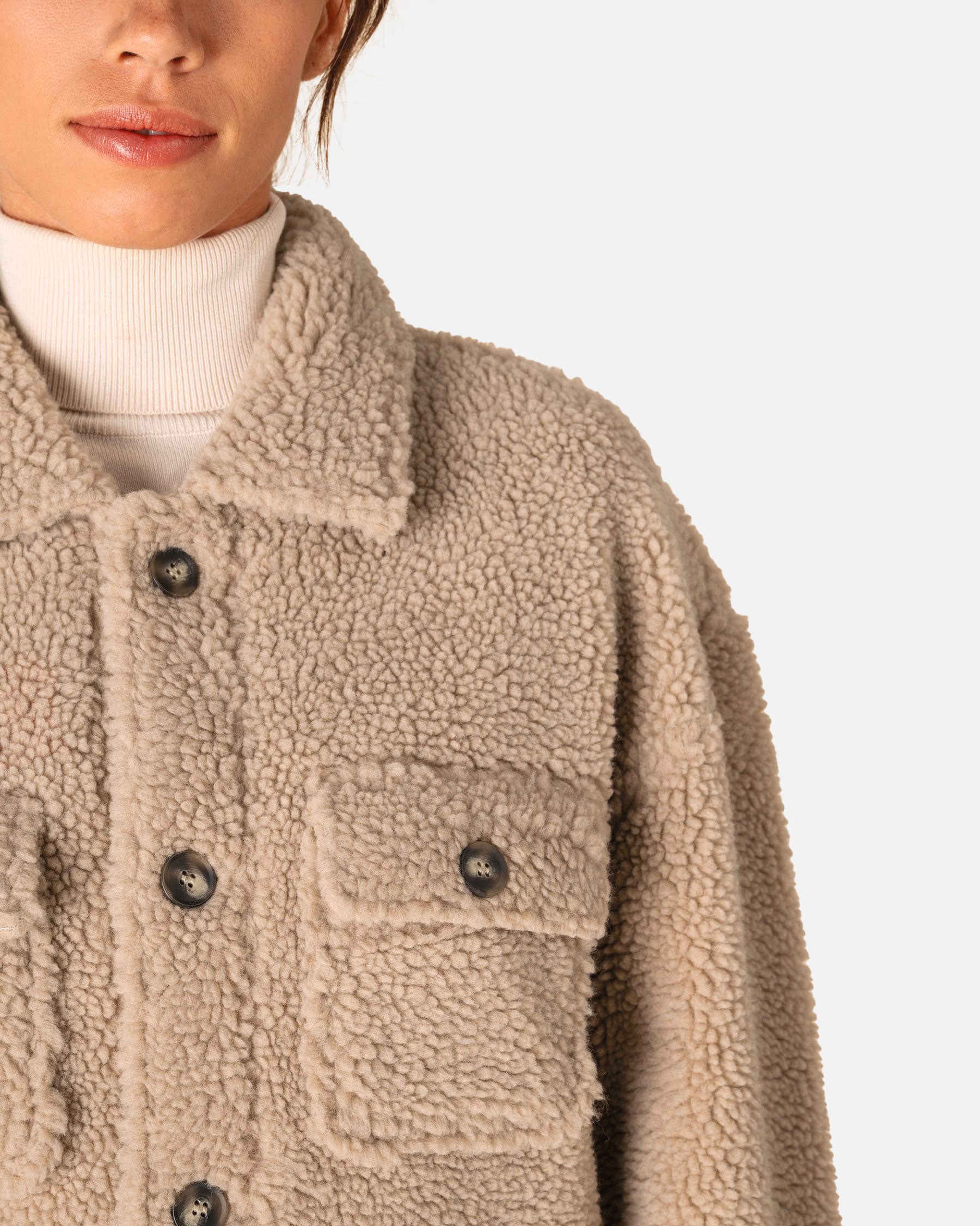 Unisex Sherpa Jacke