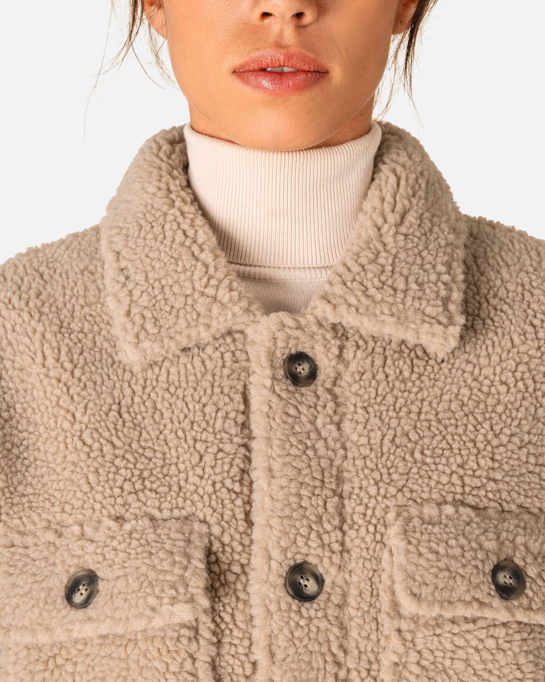 Unisex Sherpa Jacke
