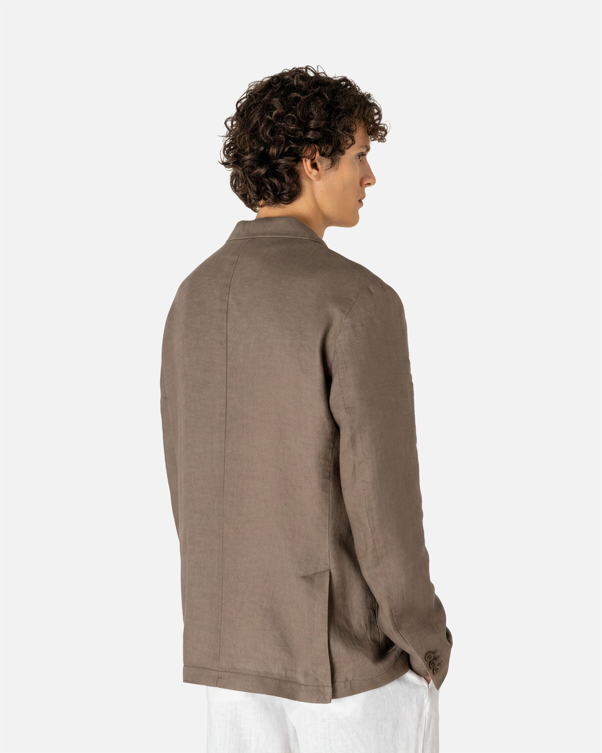 Herren-Blazer aus verwaschenem Leinen von VIVID