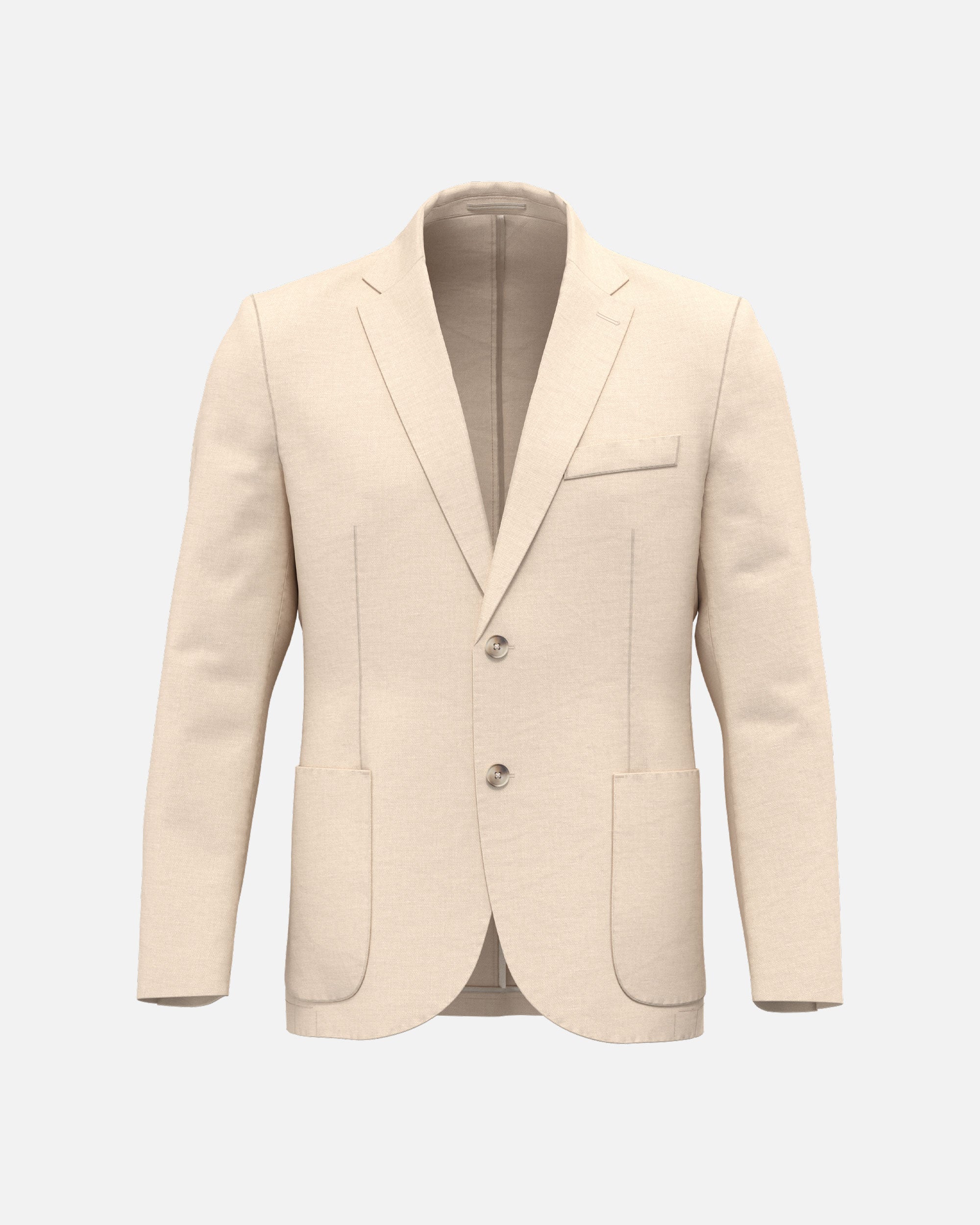 Herren-Blazer aus verwaschenem Leinen von VIVID
