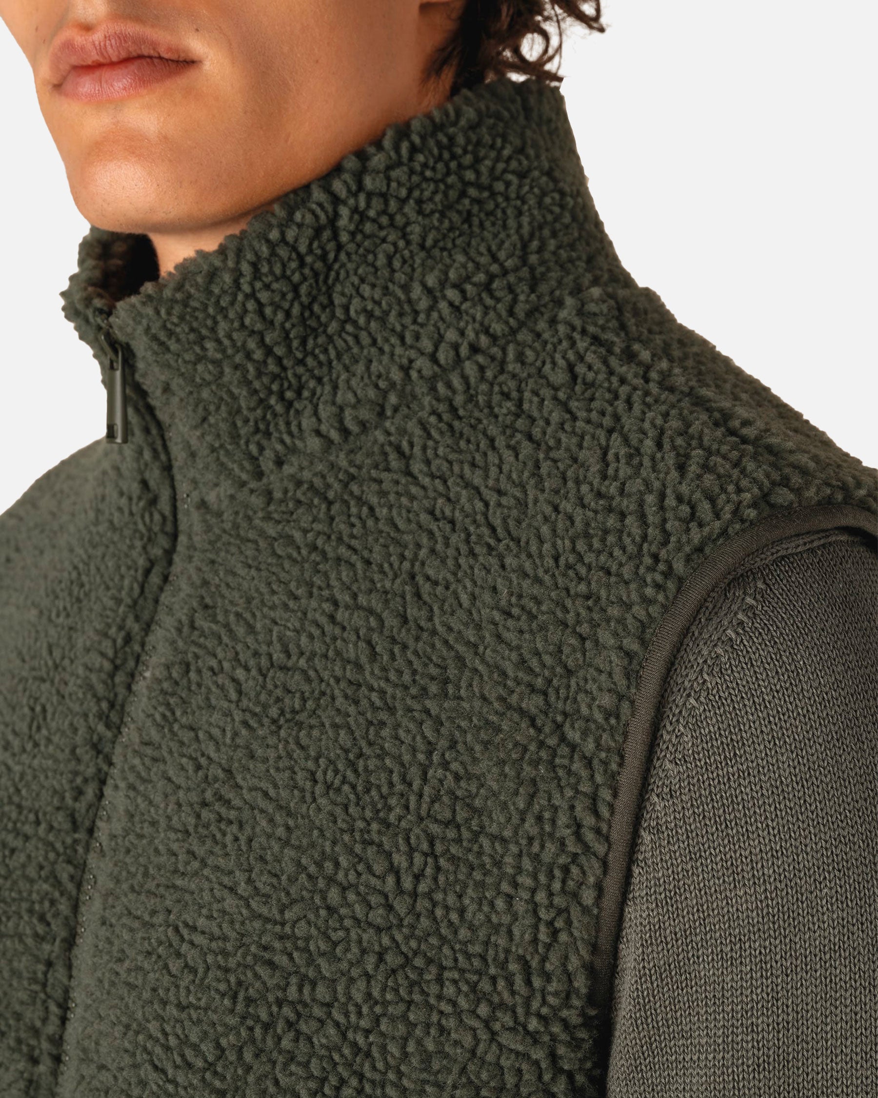 Herren Sherpa Weste