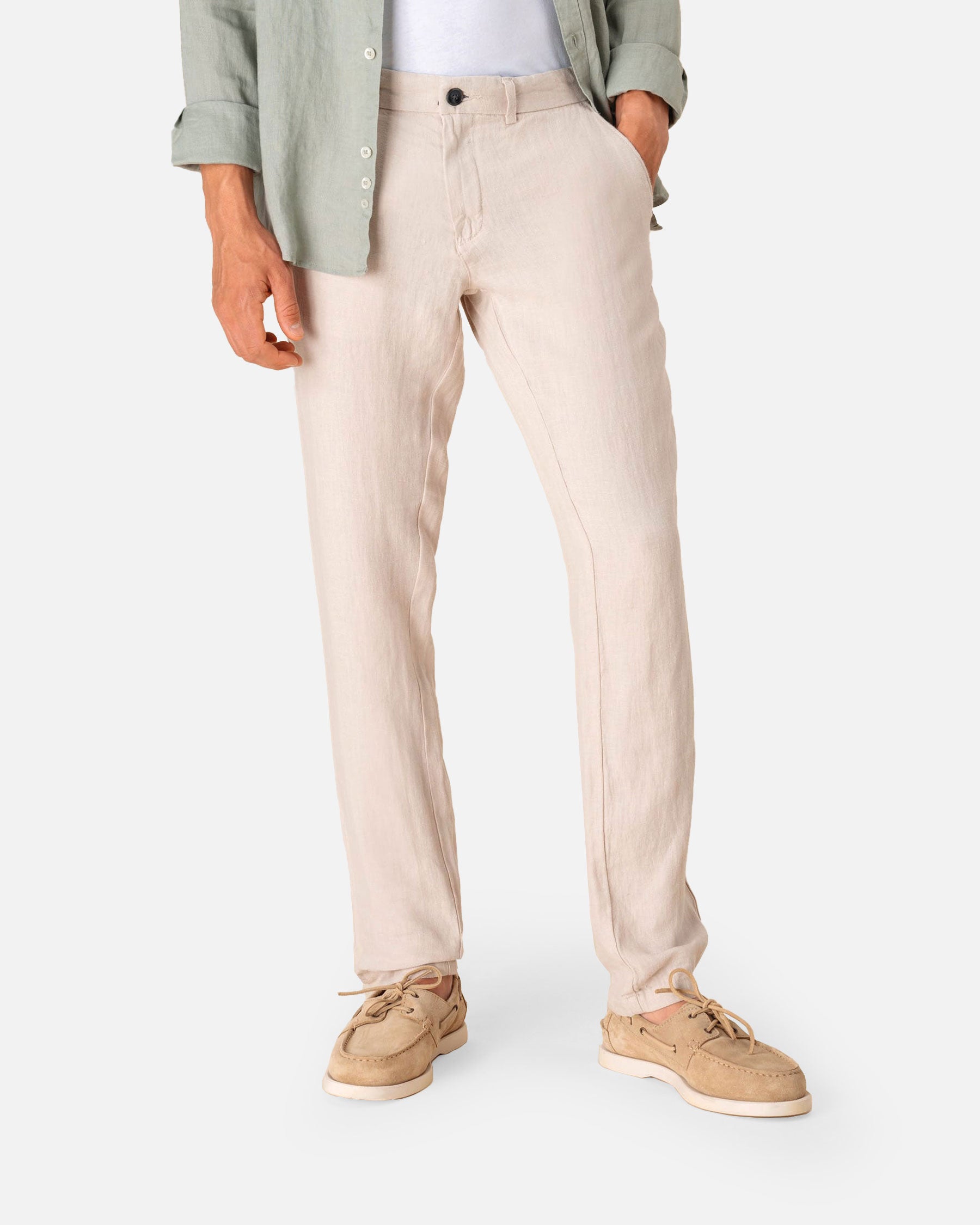 Herren Leinenhose White Sand von VIVID