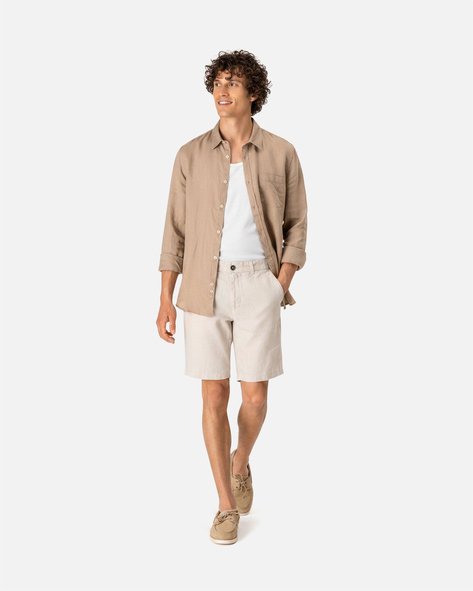 Herren Bermuda Leinenshorts von VIVID