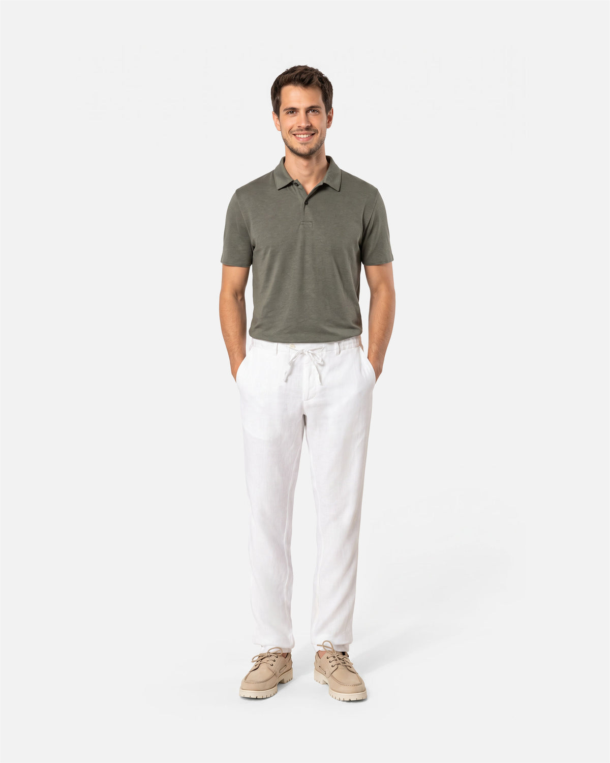 Ausgewaschene Herren Leinenhose von VIVID