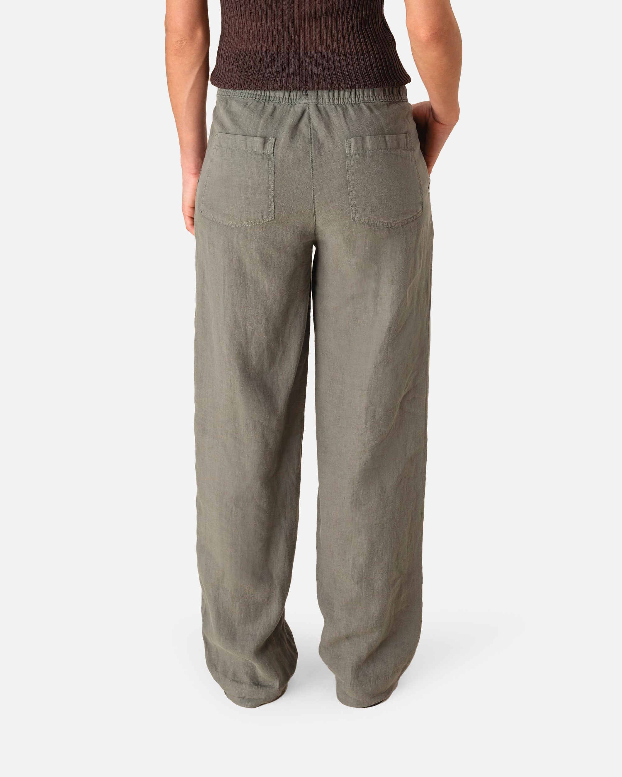 Ausgewaschene Damen Leinenhose von VIVID