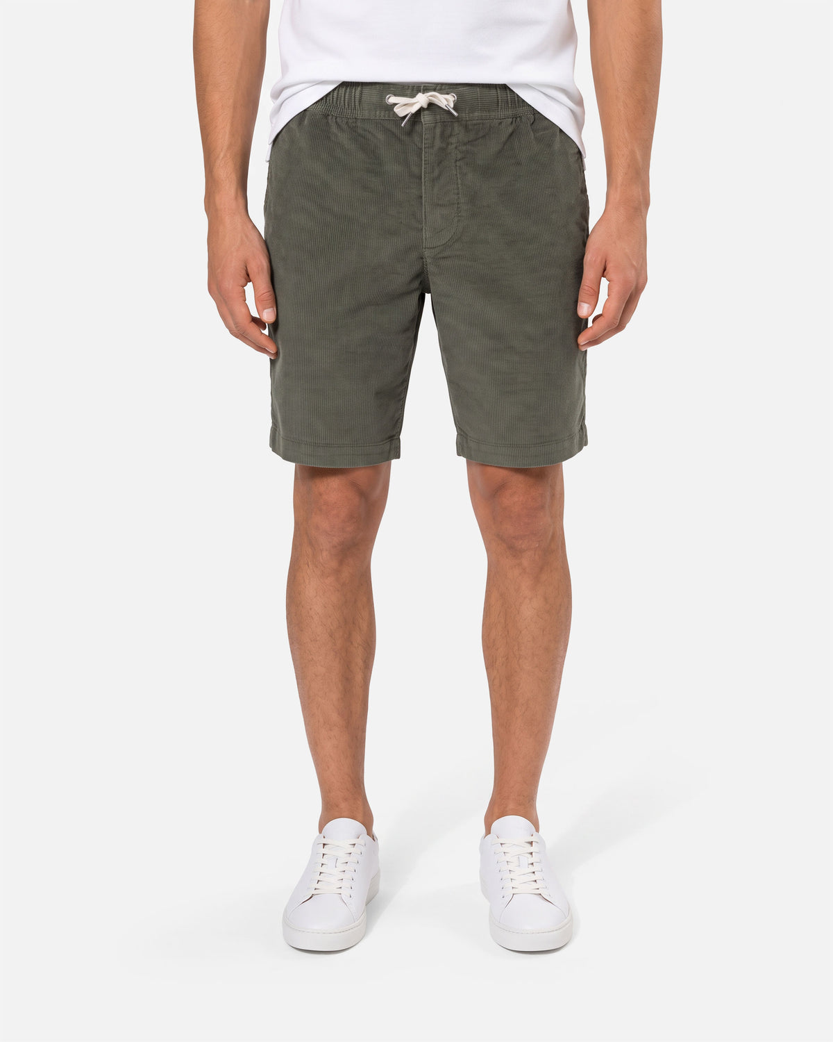 Herren Cord Shorts Khaki von VIVID