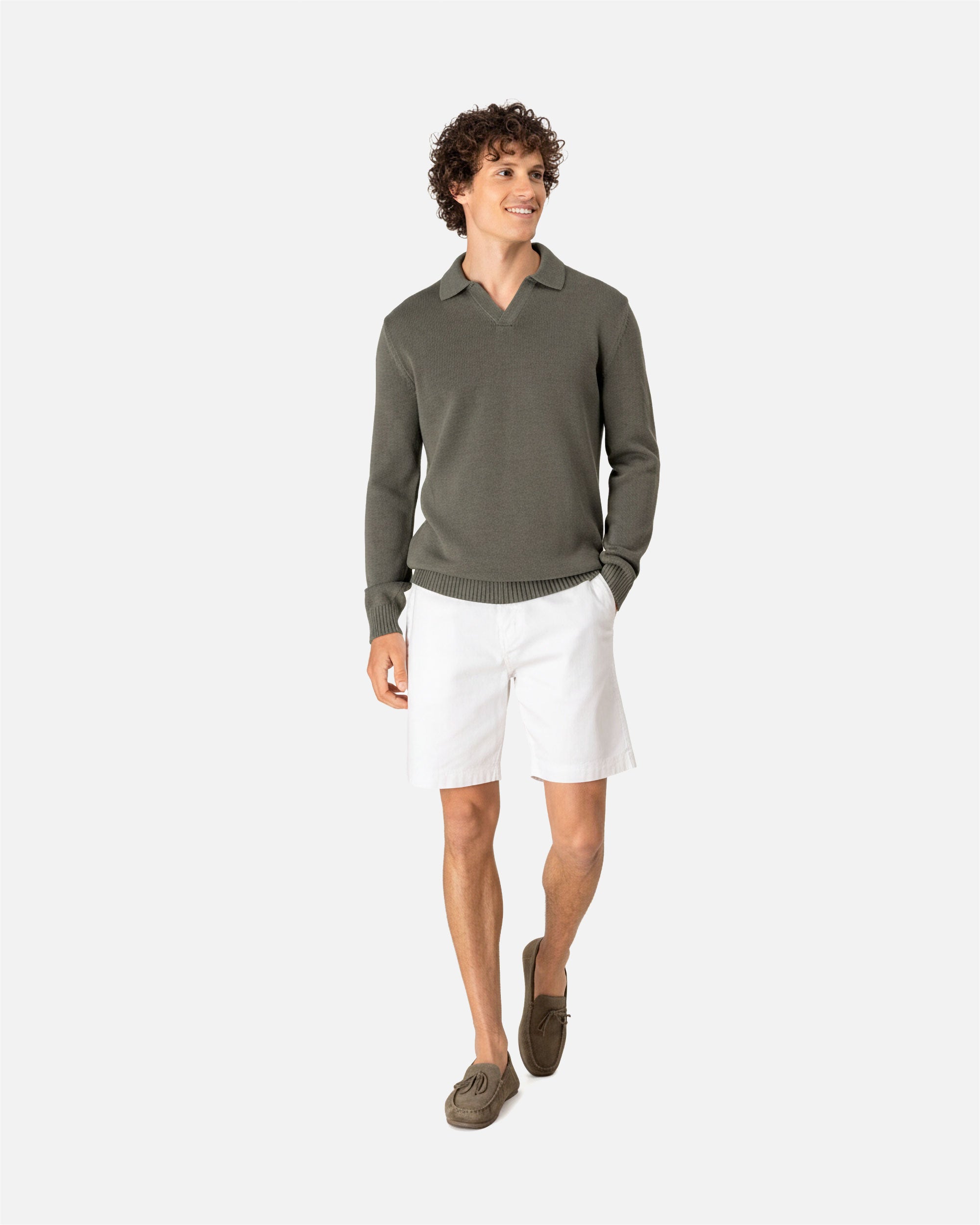 Herren Pullover mit Polokragen von VIVID