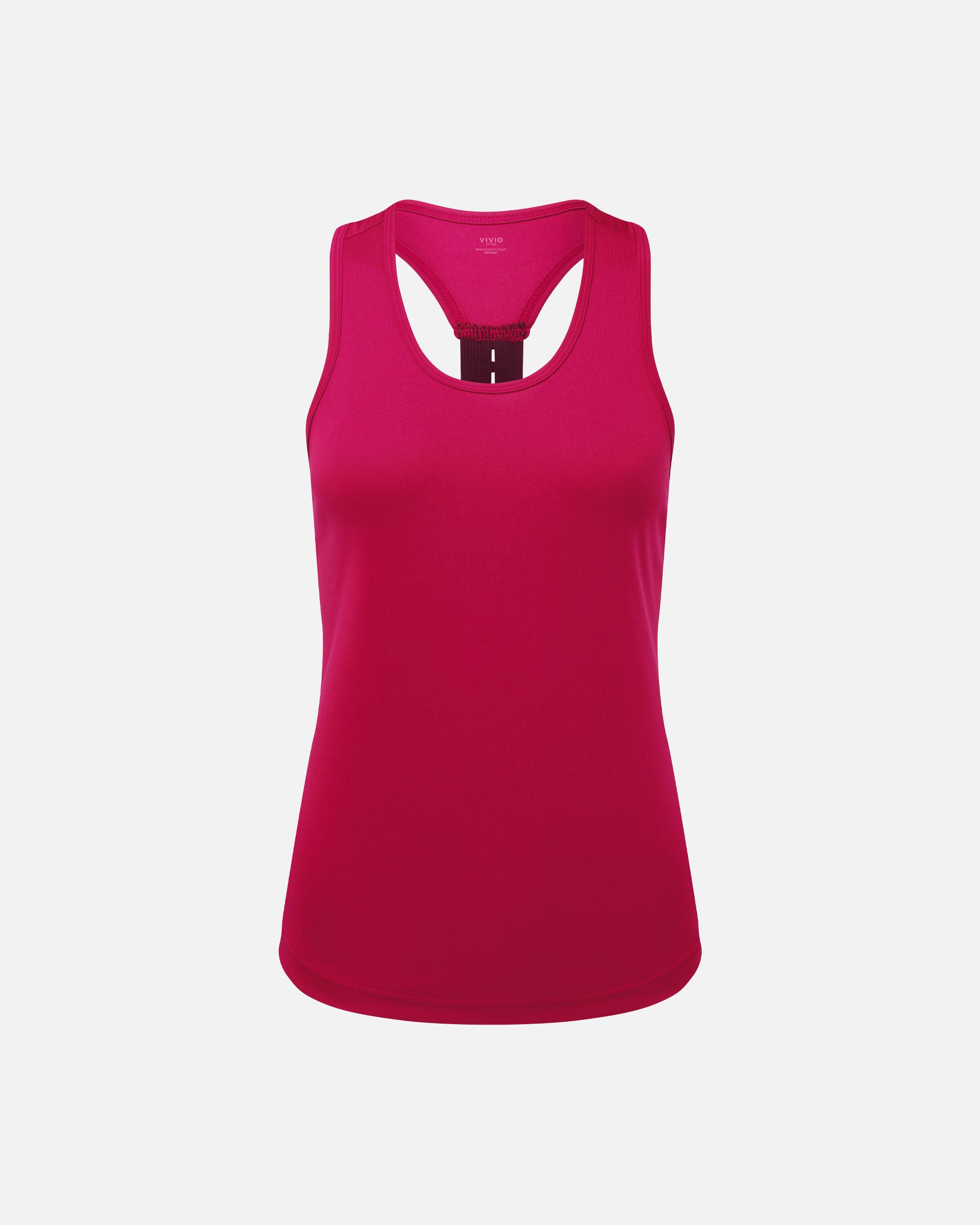 Damen Sport Tanktop mit Rückengurt Hot Pink von VIVID
