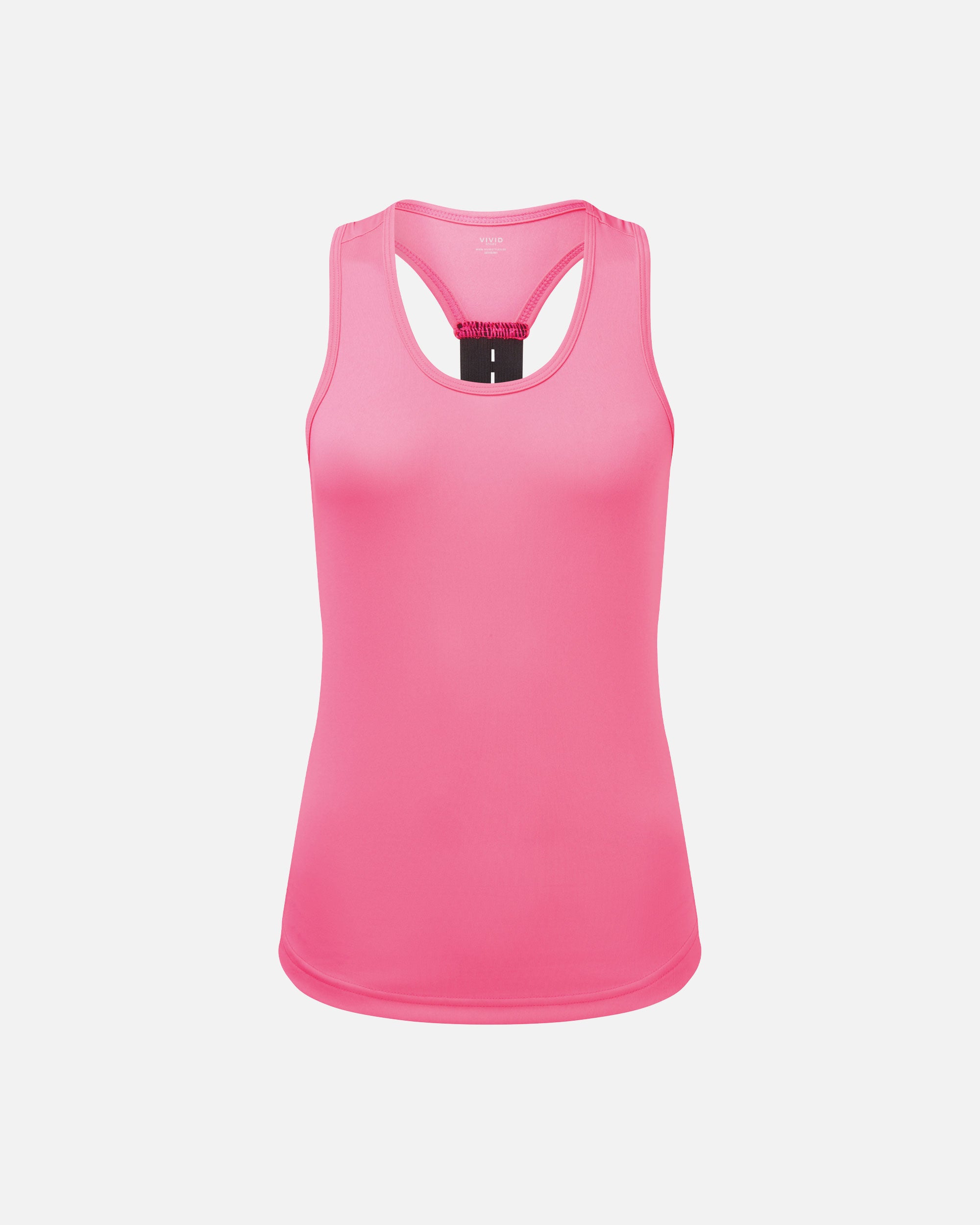 Damen Sport Tanktop mit Rückengurt Neon Pink von VIVID