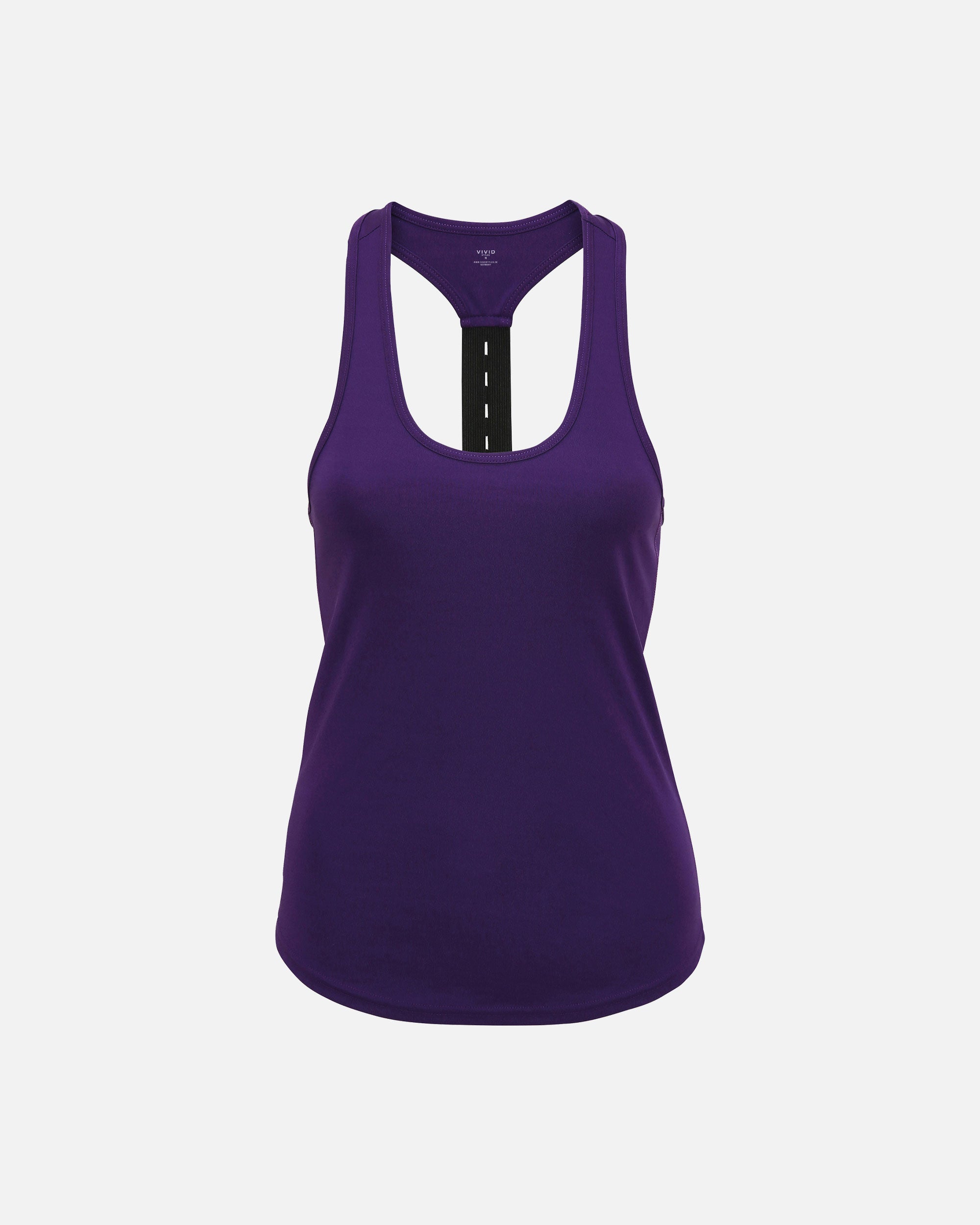 Damen Sport Tanktop mit Rückengurt Purple von VIVID