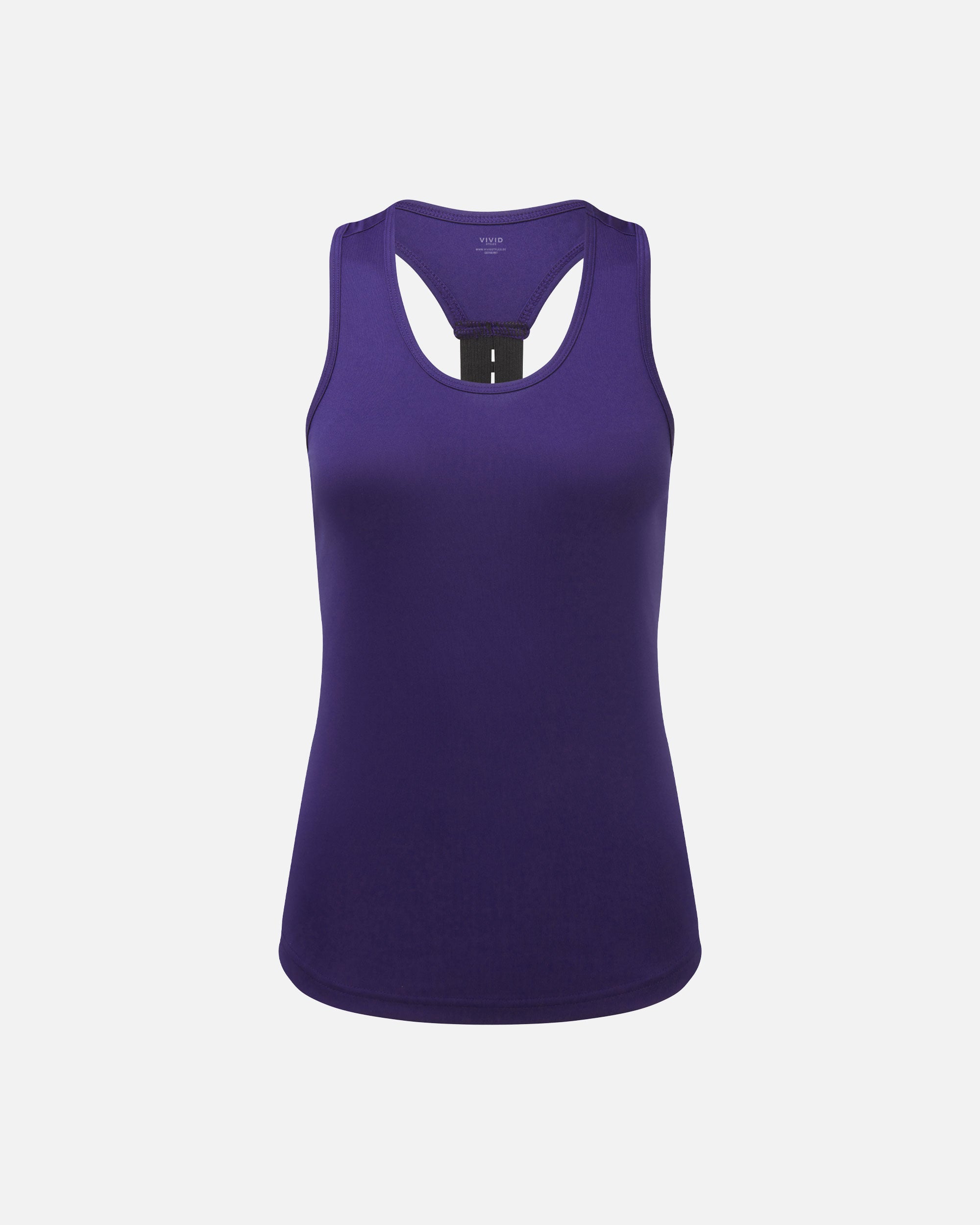 Damen Sport Tanktop mit Rückengurt Purple von VIVID