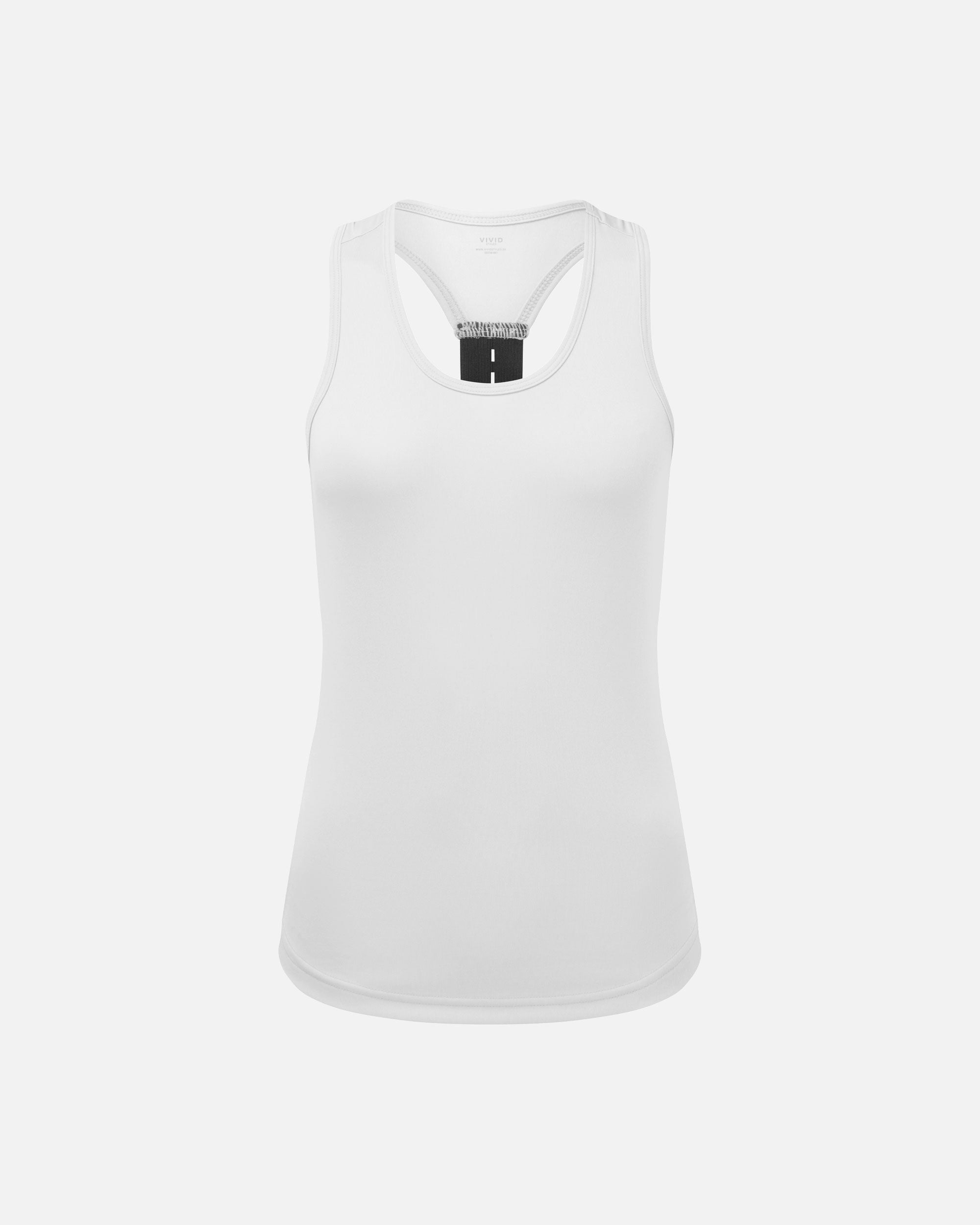 Damen Sport Tanktop mit Rückengurt White von VIVID