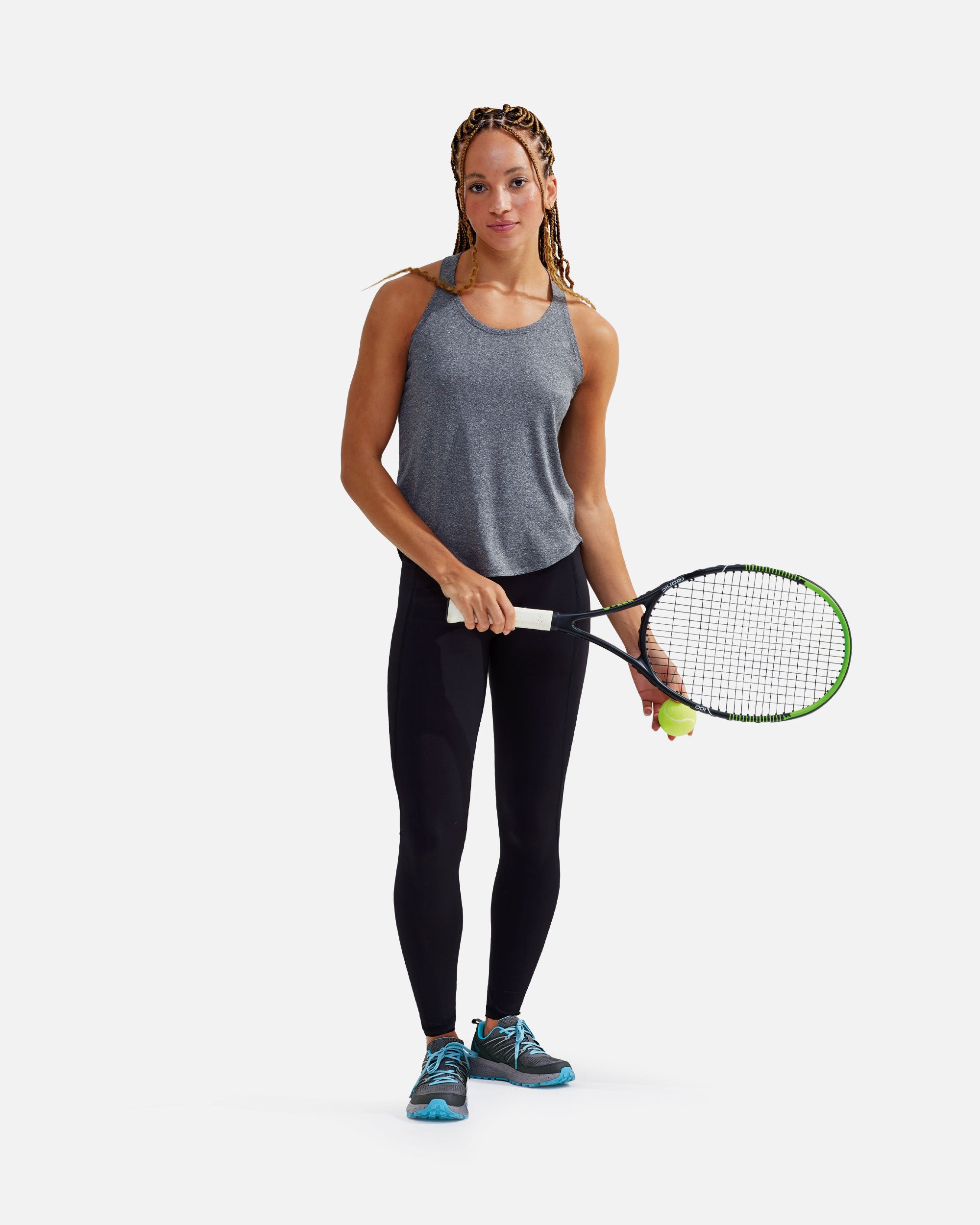 Damen Sport Tanktop mit doppelt gekreuztem Band