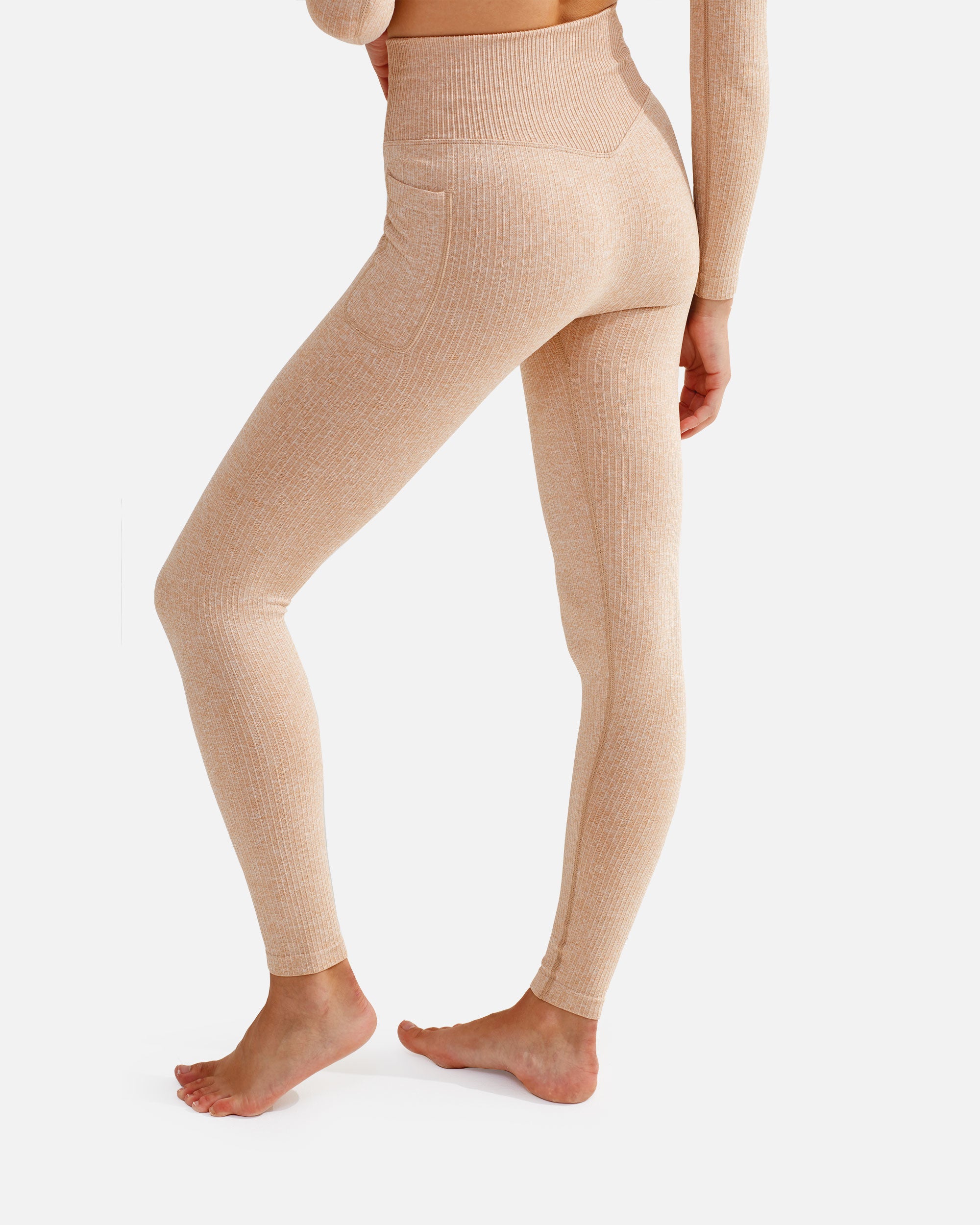 Damen Ribbed Pocket Leggings von VIVID