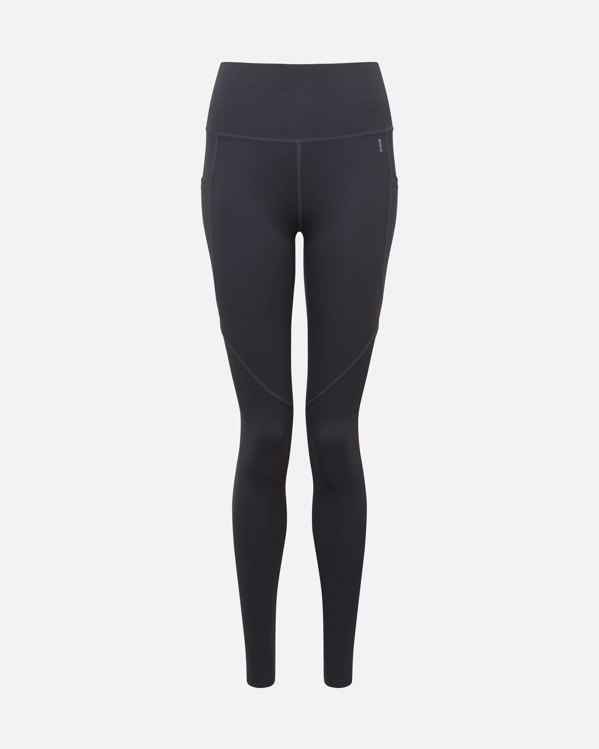 Damen Hourglass Pocket Leggings Charcoal von VIVID