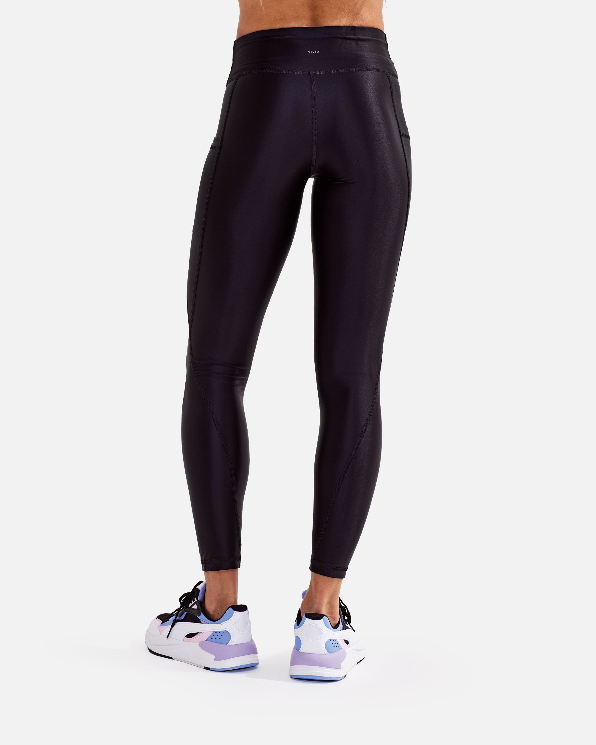 Damen Hochglanz Pocket Leggings von VIVID