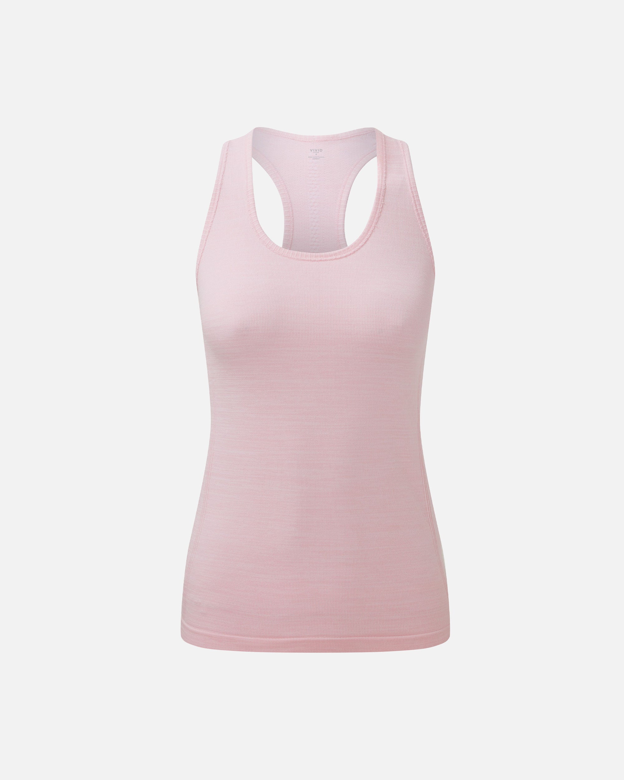 Damen Flex 2.0 Sport Tanktop mit schlankem Racerback Light Pink von VIVID