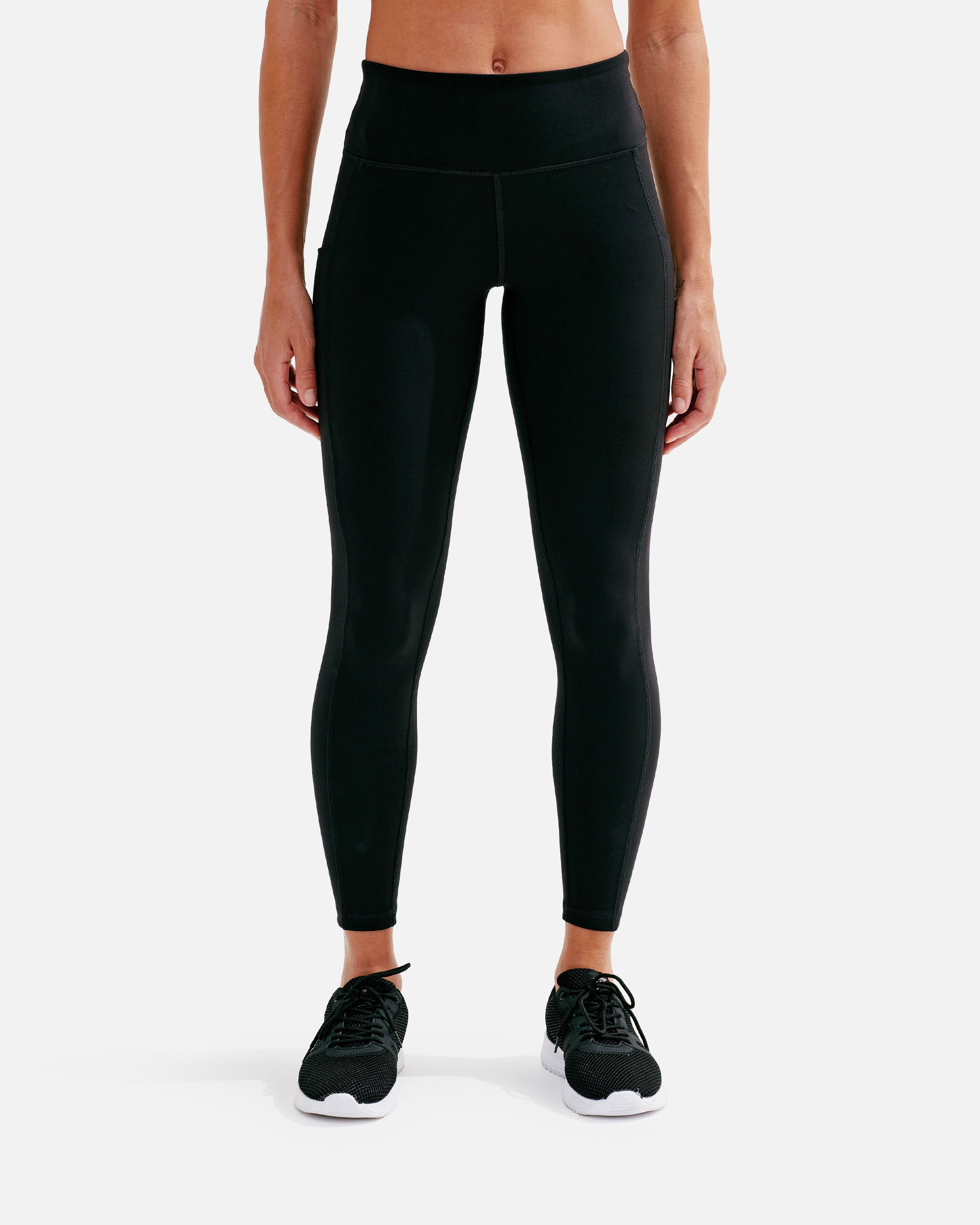 Klassische Damen Pocket Leggings Black von VIVID