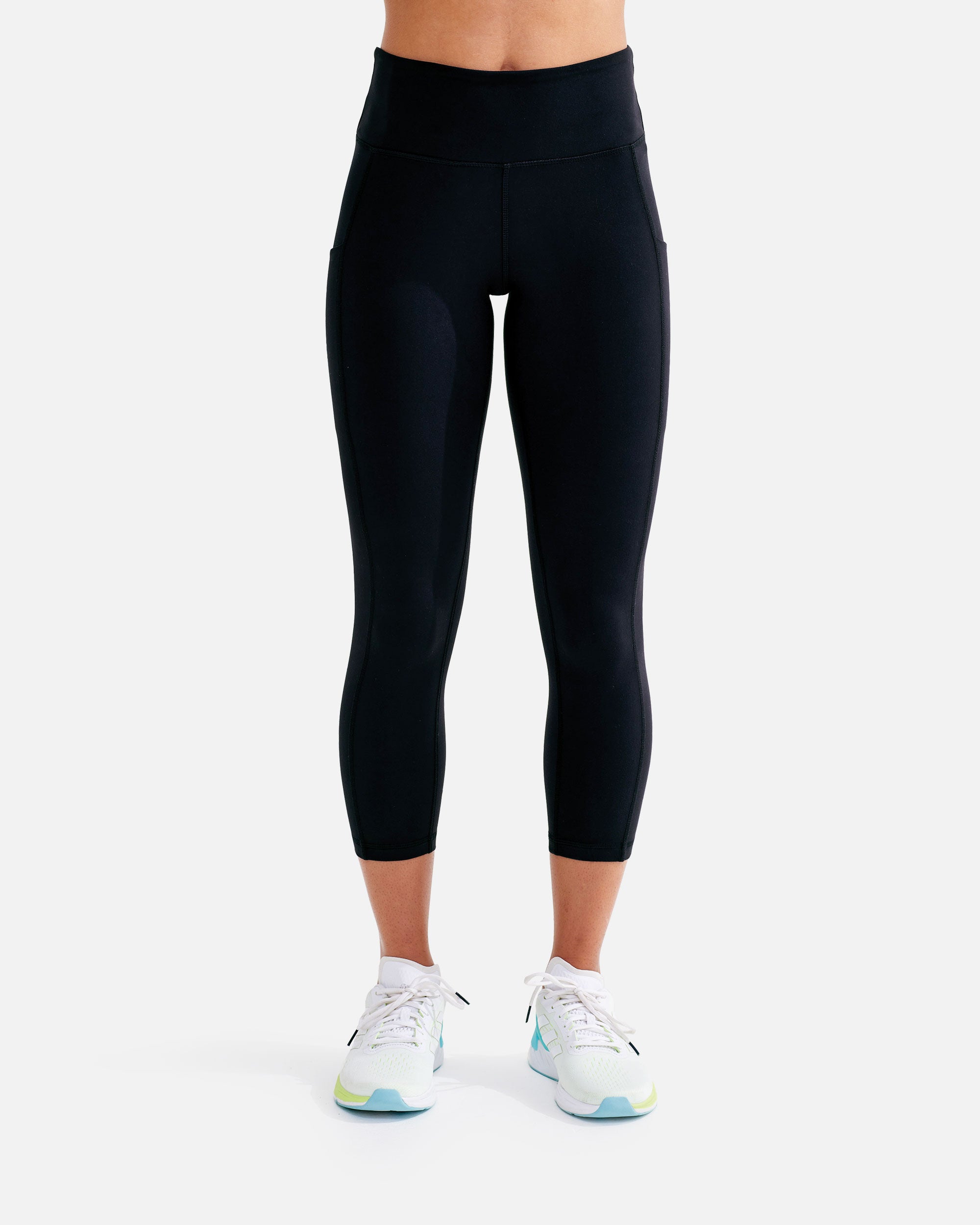 Damen 7/8 Pocket Leggings Black von VIVID