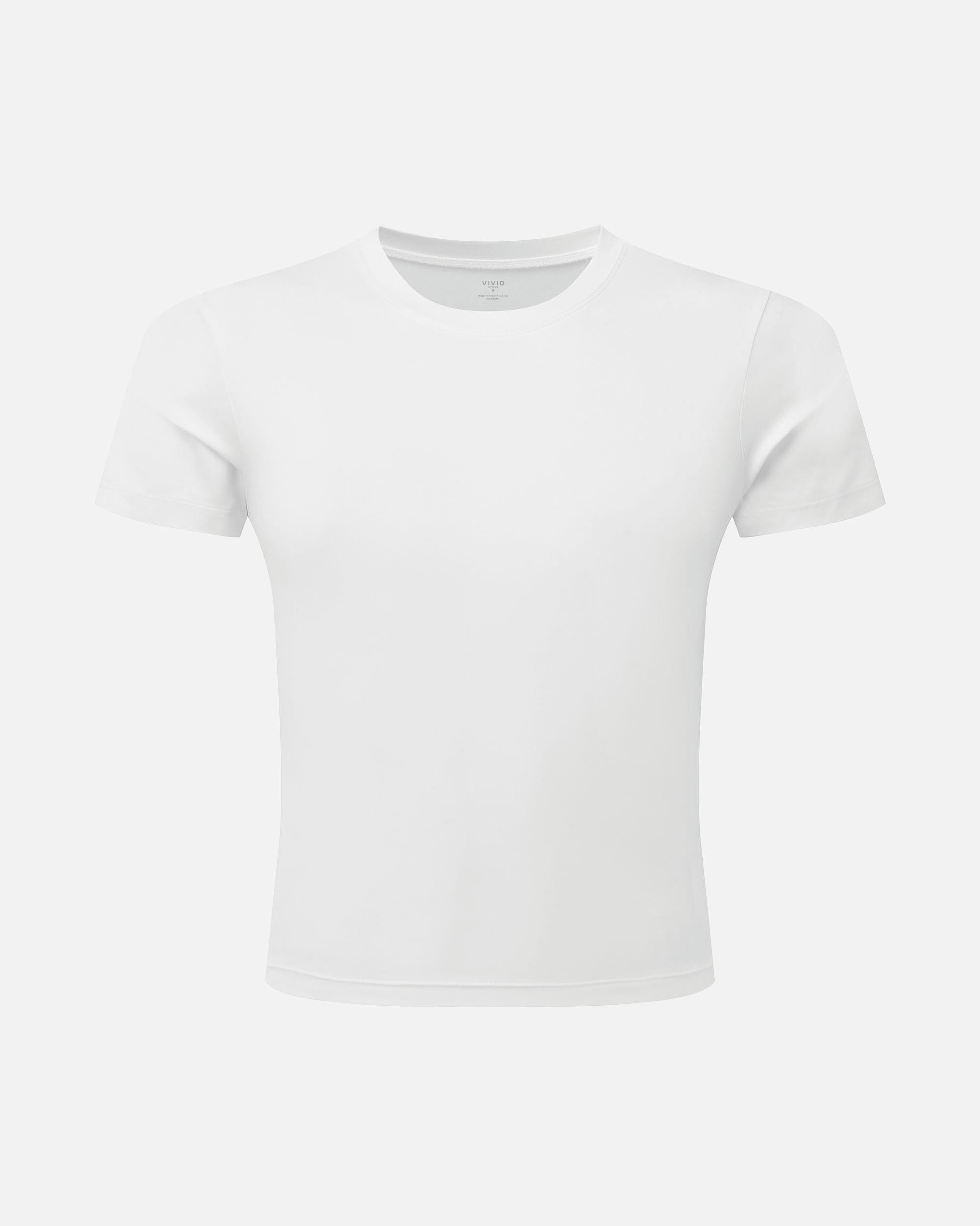 Luxuriös Tailliertes Damen T-Shirt White von VIVID