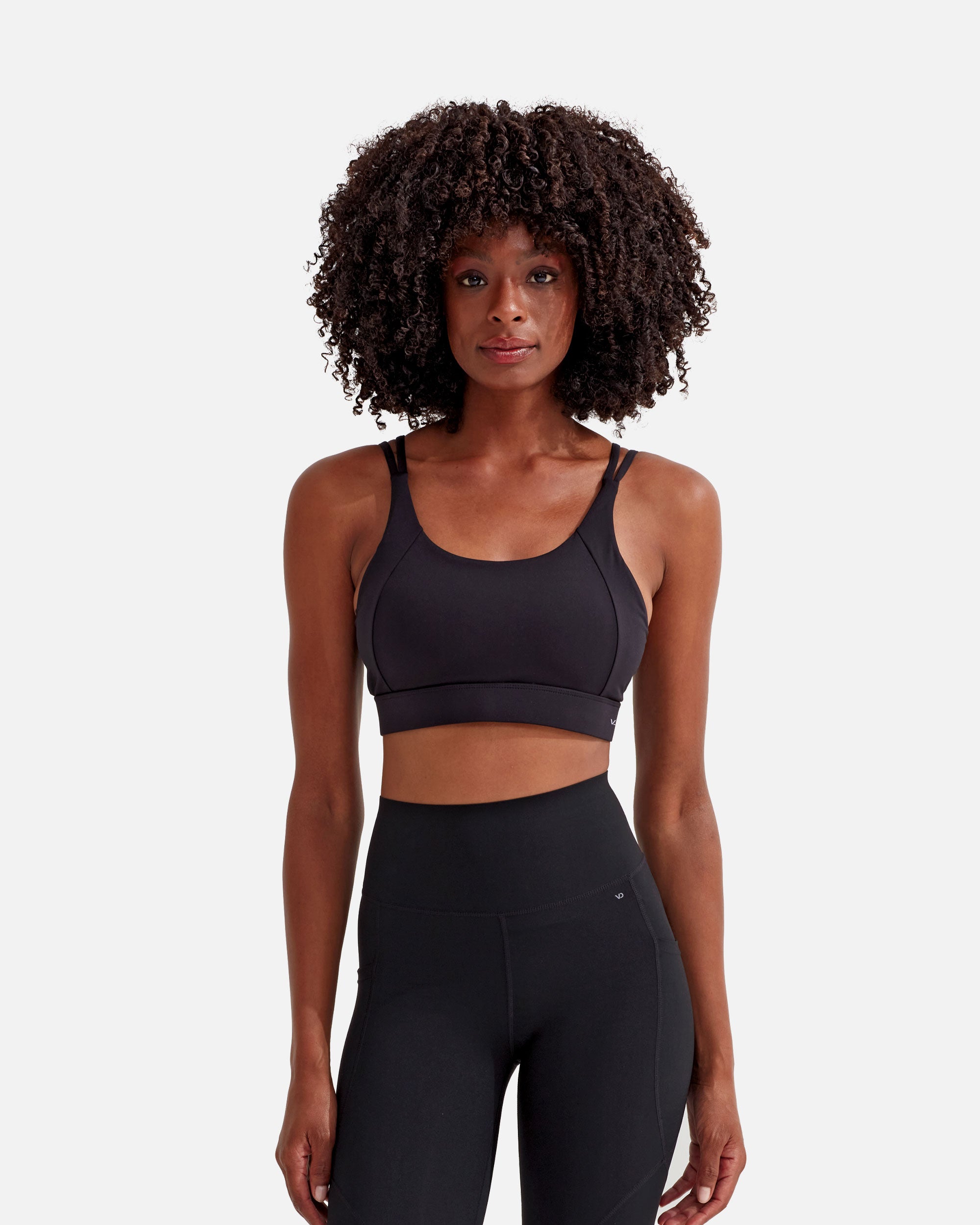 Damen Cross Sport-BH Black von VIVID