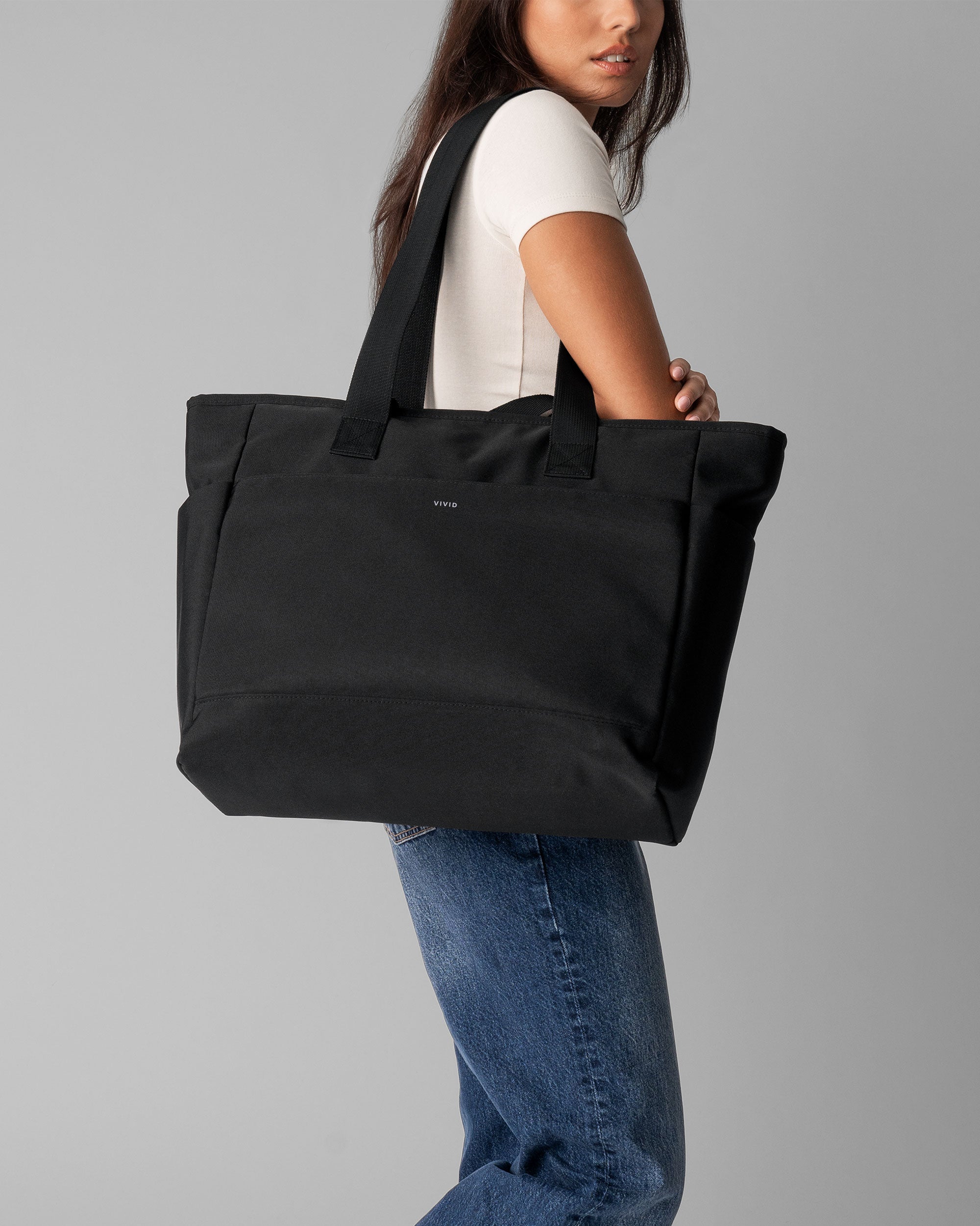 City Tragetasche Black von VIVID