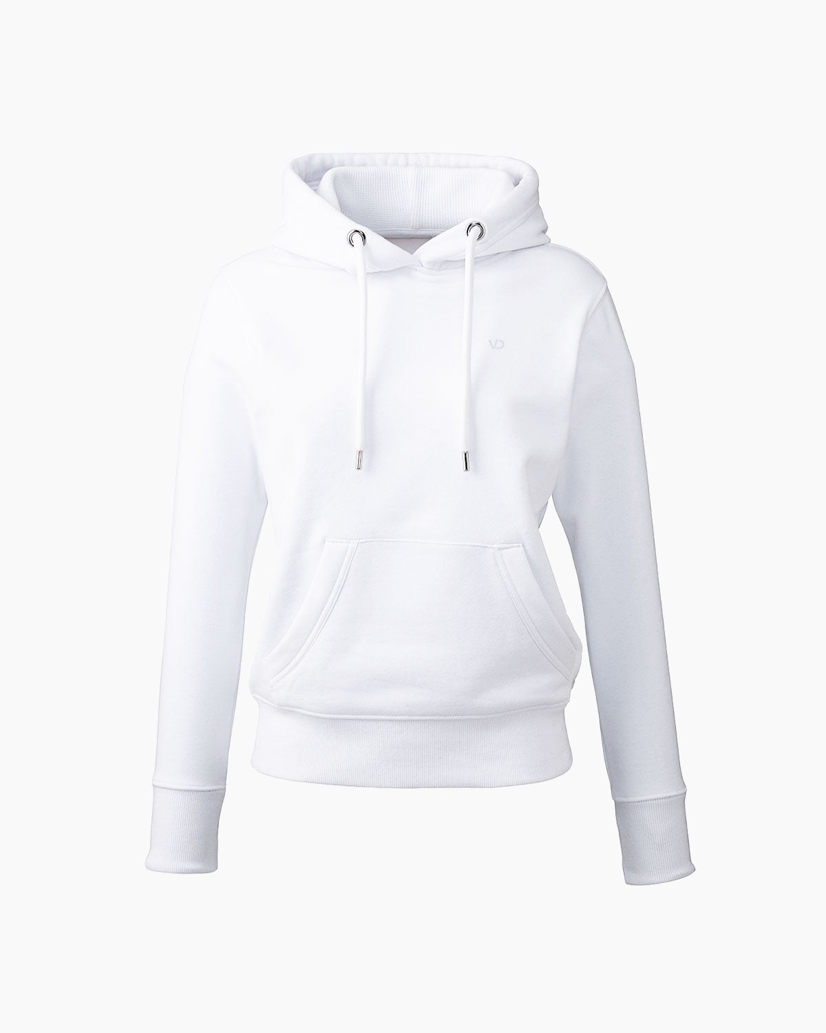 Damen Everyday Kapuzenpullover White von V I V I D