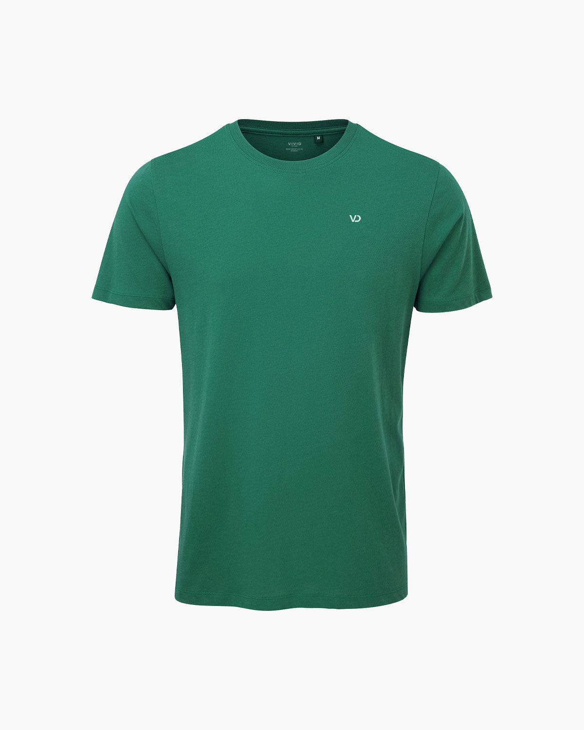 Leichtes Unisex Basic T-Shirt Pine Green von V I V I D