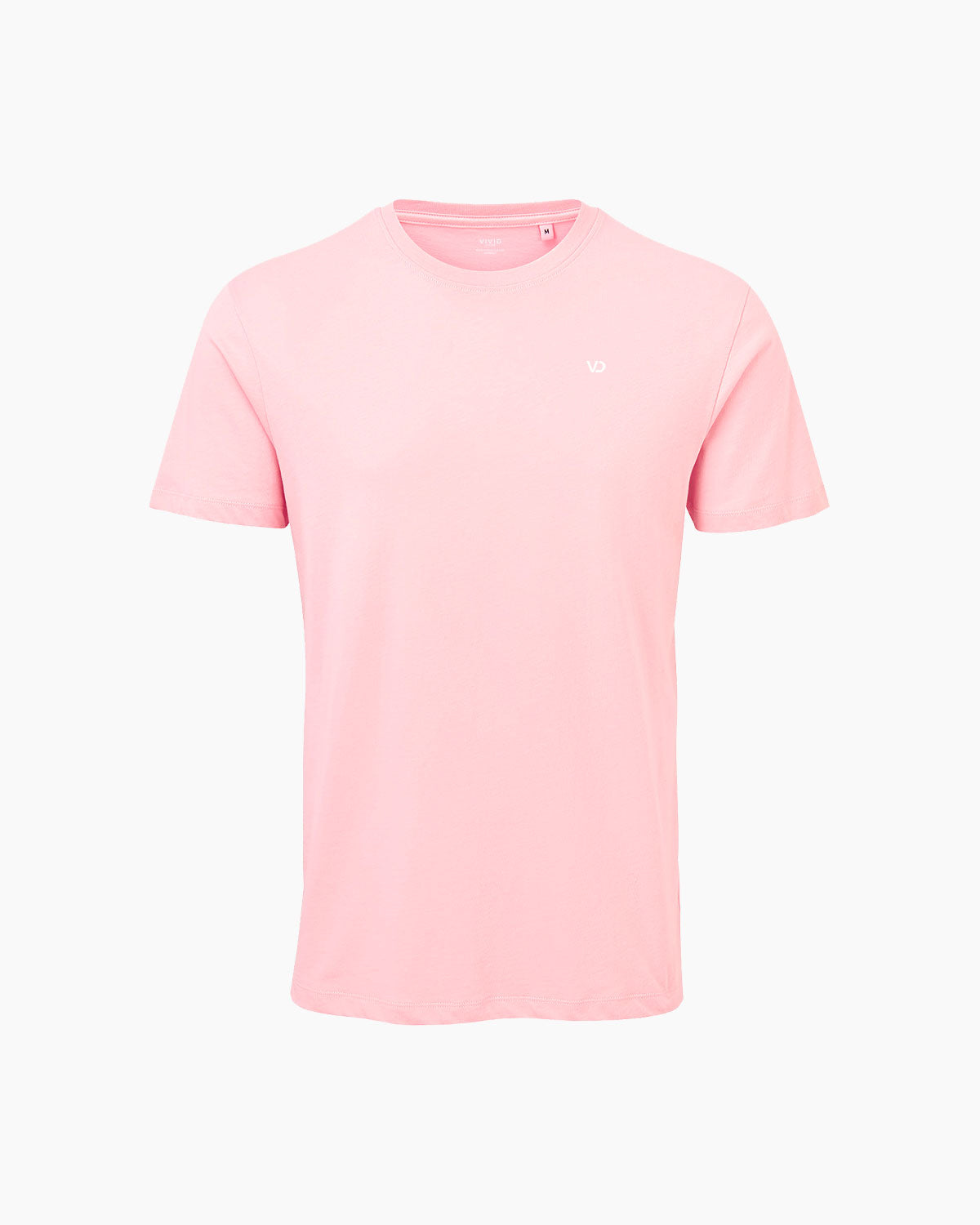 Leichtes Unisex Basic T-Shirt Soft Pink von V I V I D