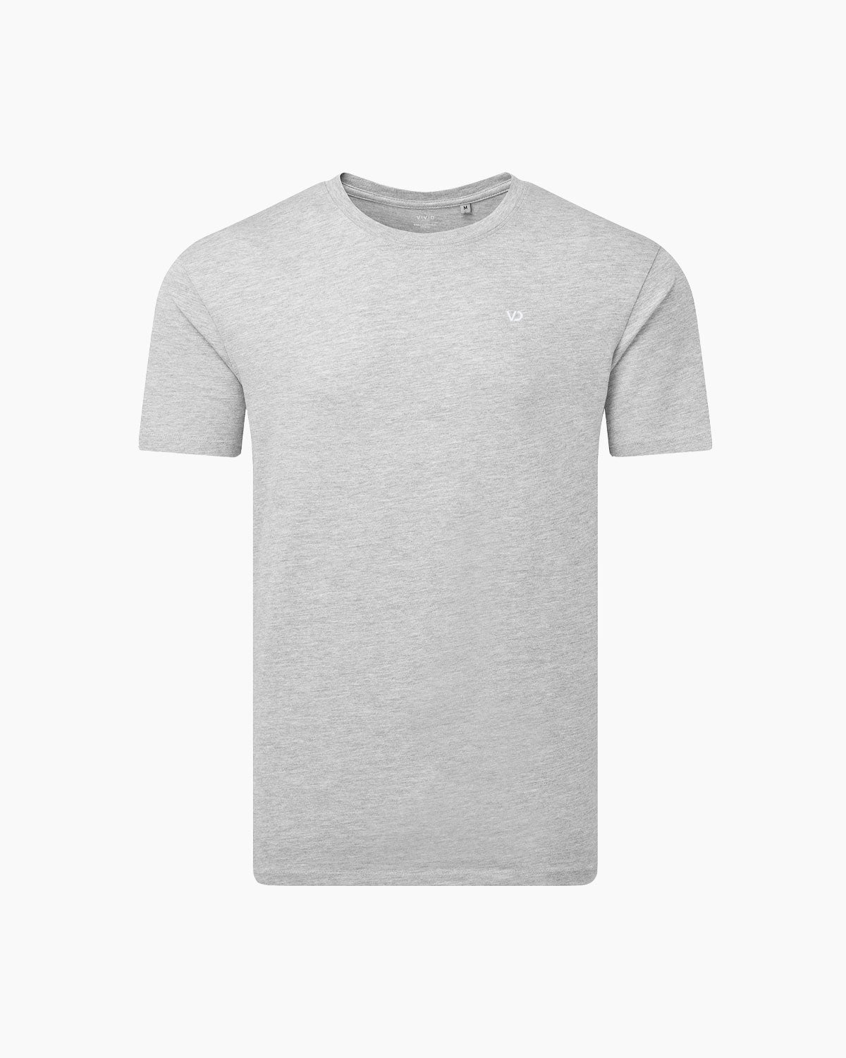 Basic Unisex T-Shirt Grey Heather von V I V I D