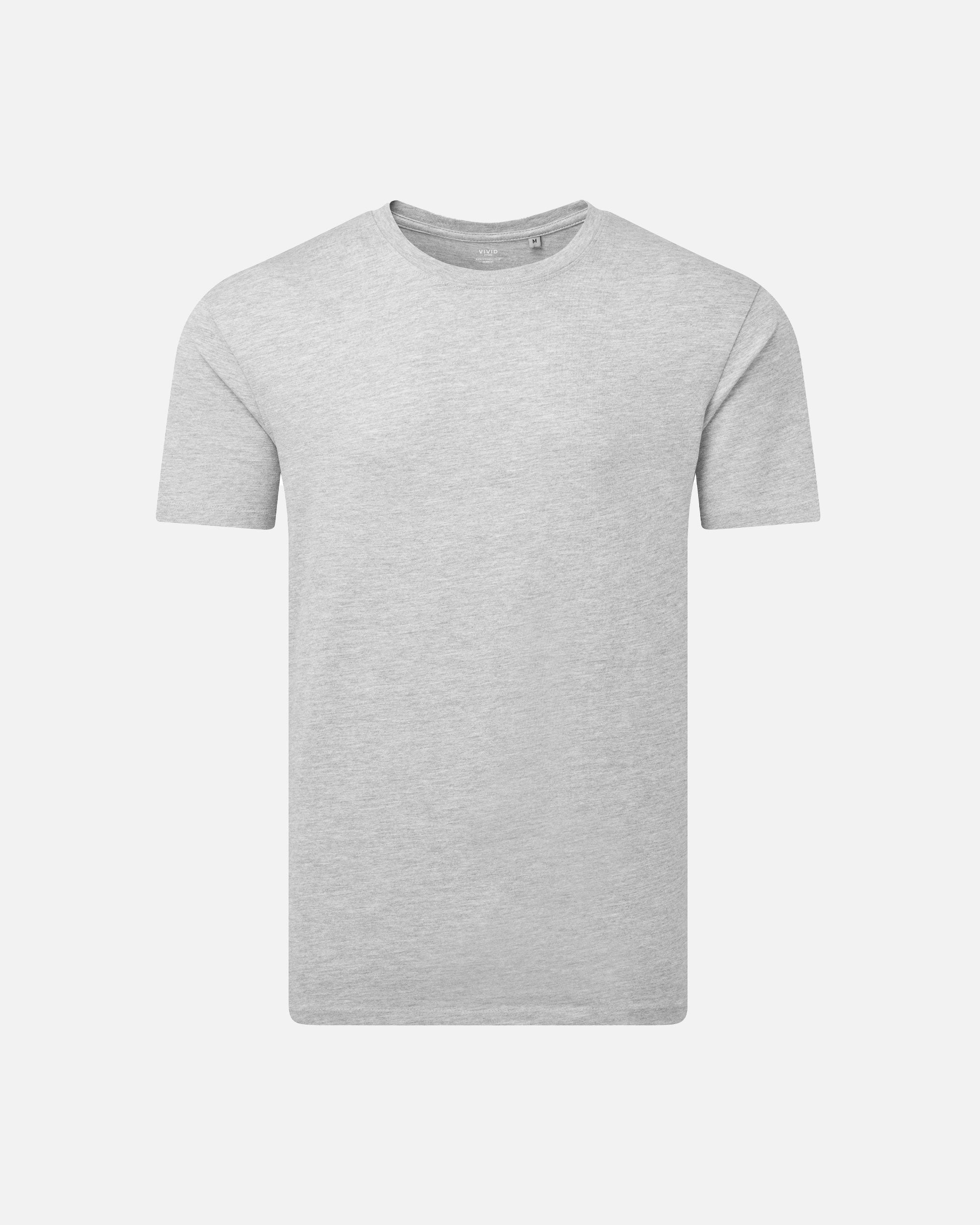 Basic Unisex T-Shirt Grey Heather von V I V I D