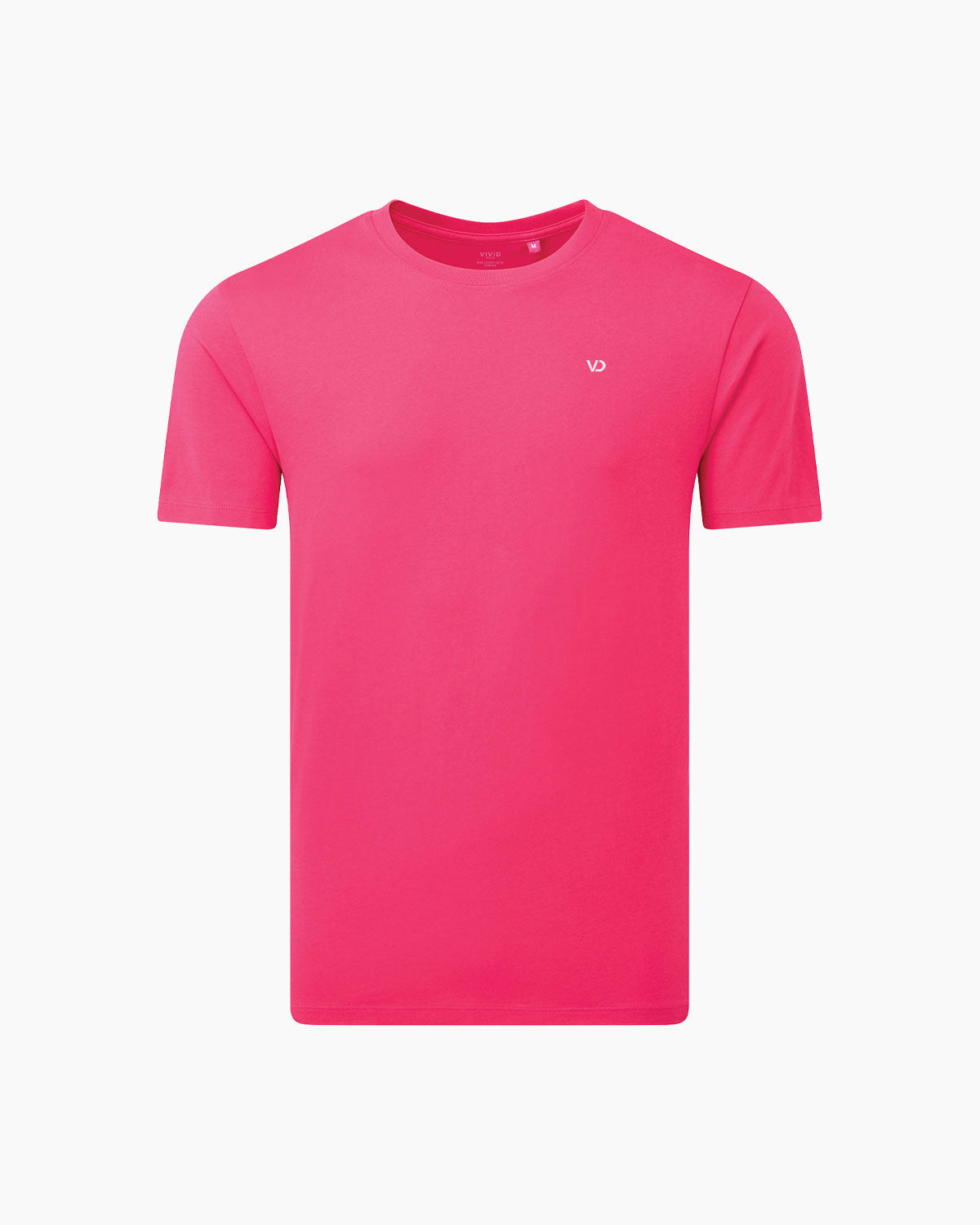 Basic Unisex T-Shirt Hot Pink von V I V I D