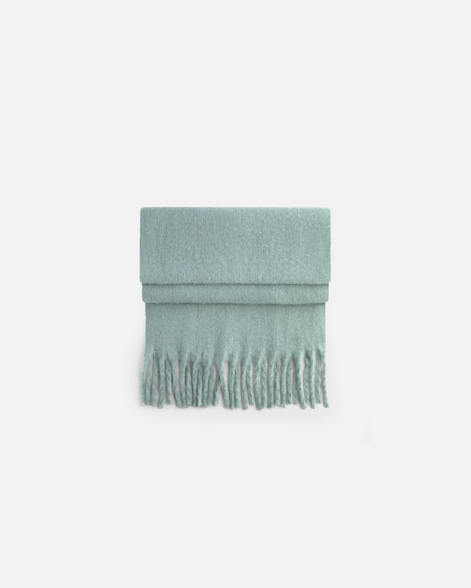 Flauschiger Schal Dusty Green von VIVID