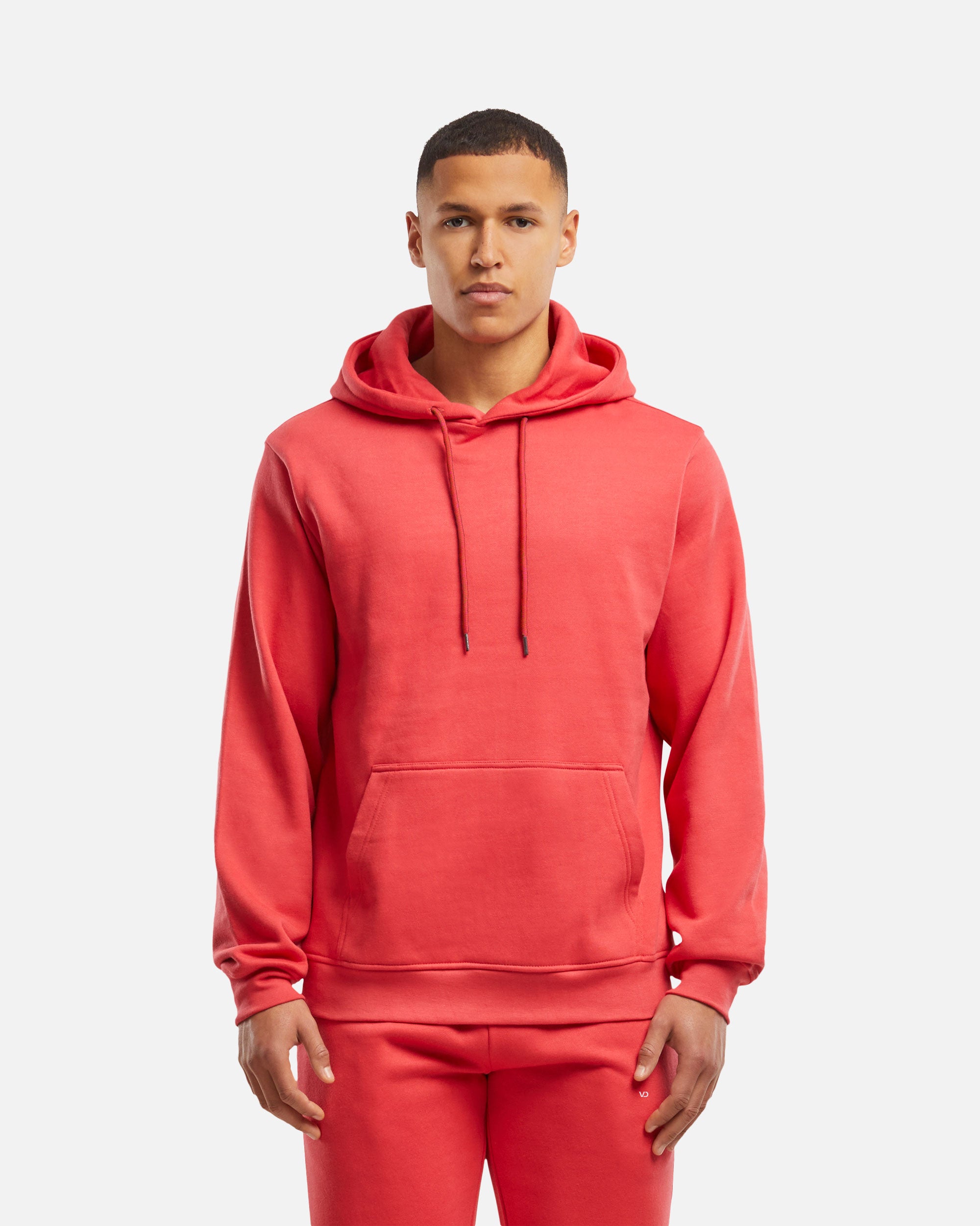 Klassischer Herren Kapuzenpullover City Red von VIVID