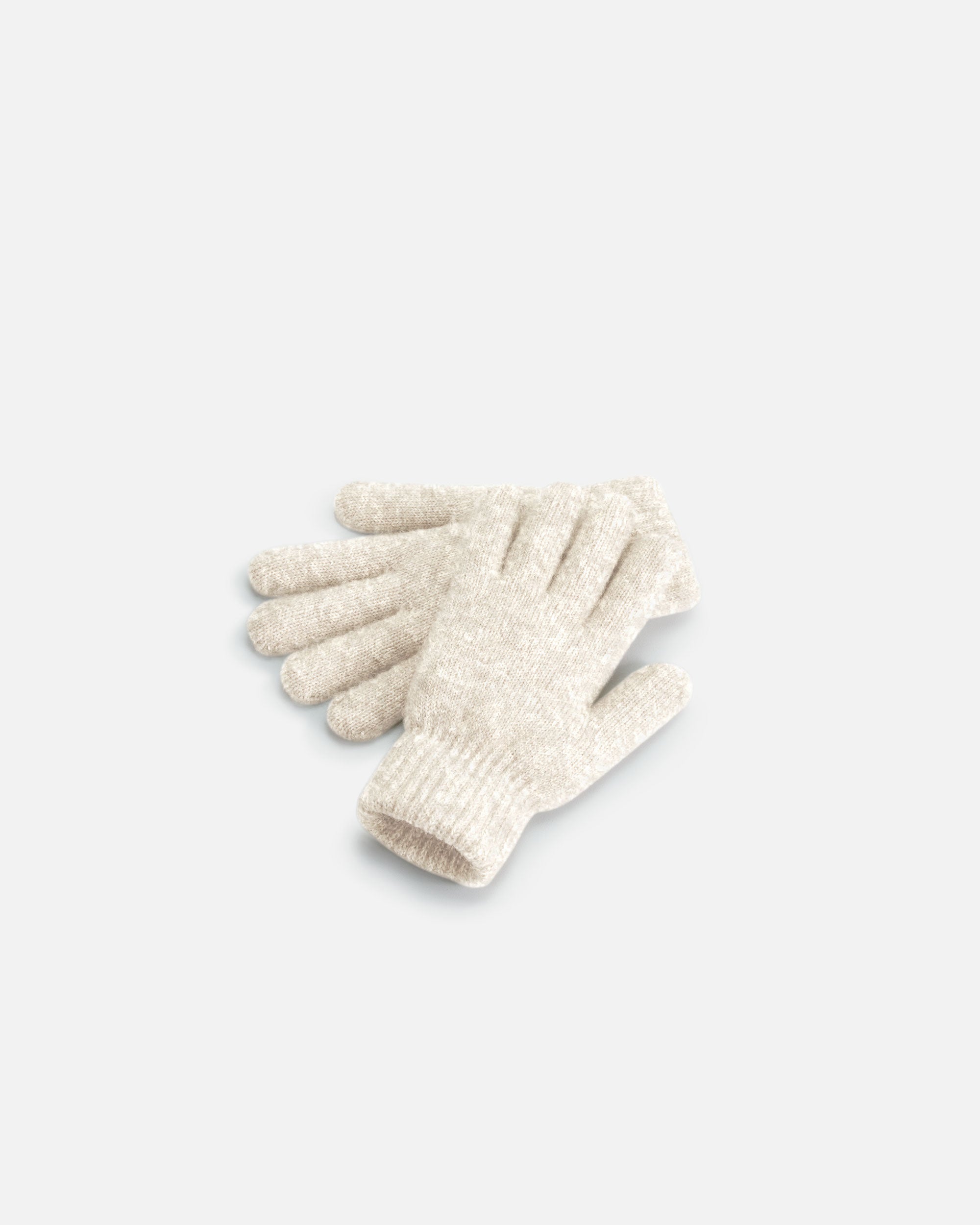 Kuschelige Handschuhe Almond Melange von VIVID